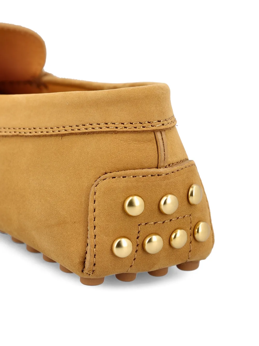 Tod's Leren loafers met afwerking Bruin