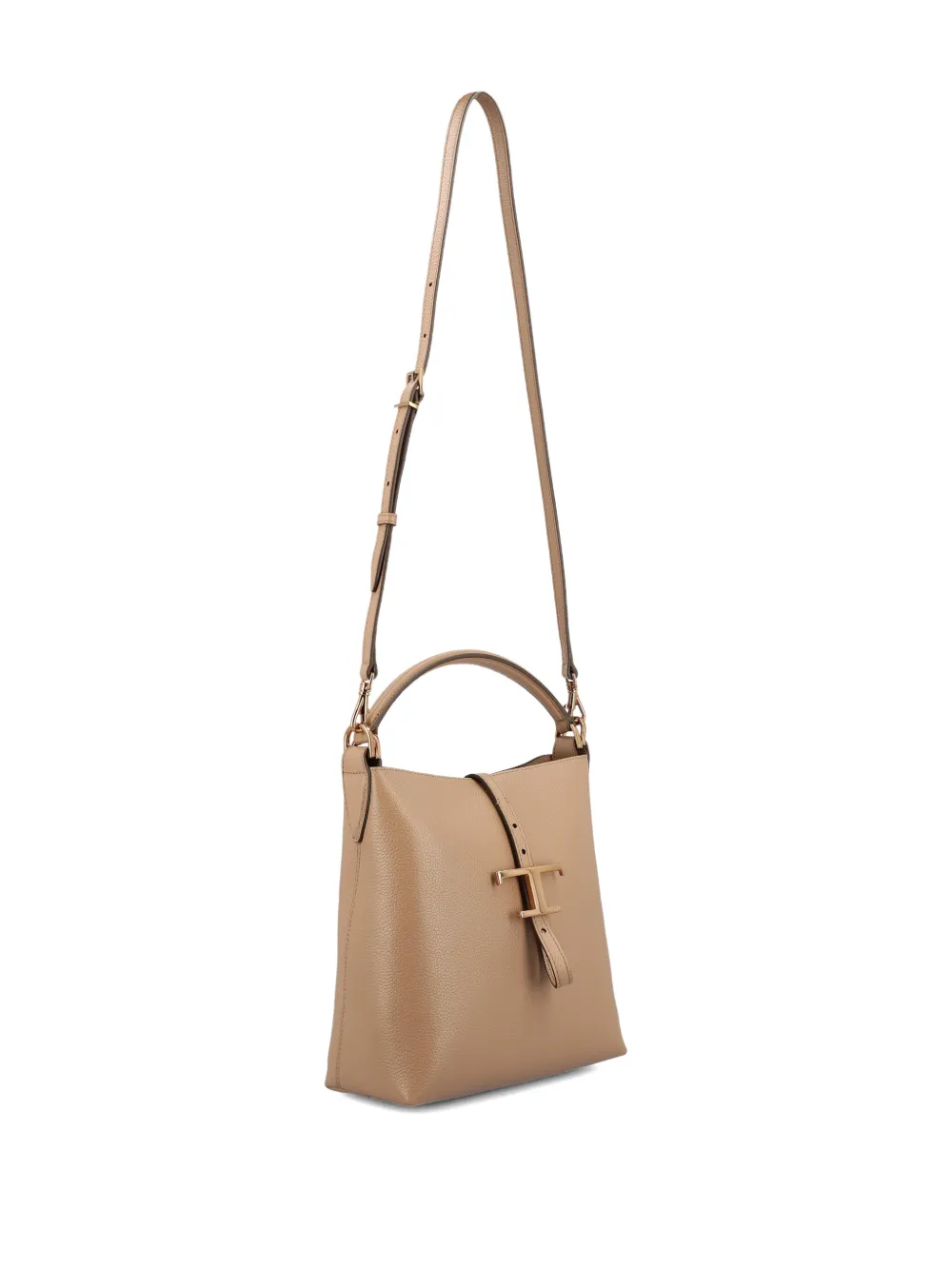 Tod's T Timeless mini bucket-tas Beige