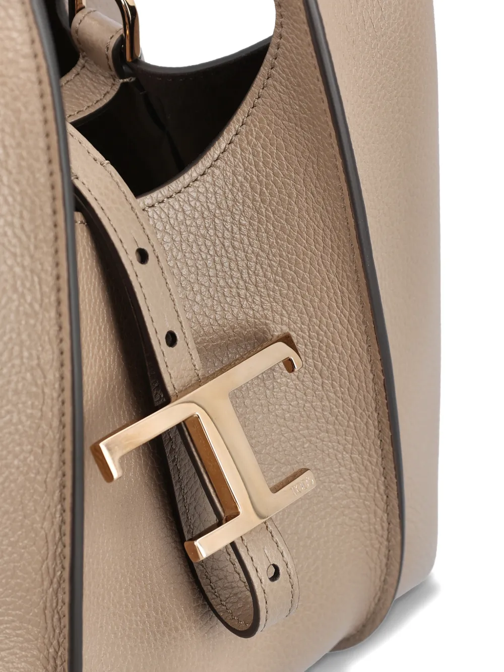 Tod's Mini T-buckle Tote Bag In Neutral