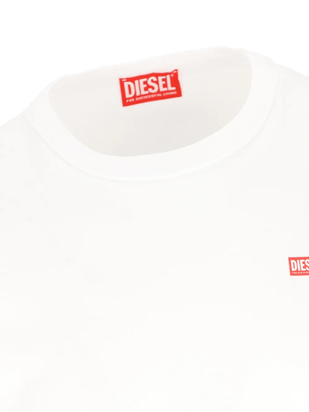 Diesel T-Miegor T-shirt met logoprint Wit