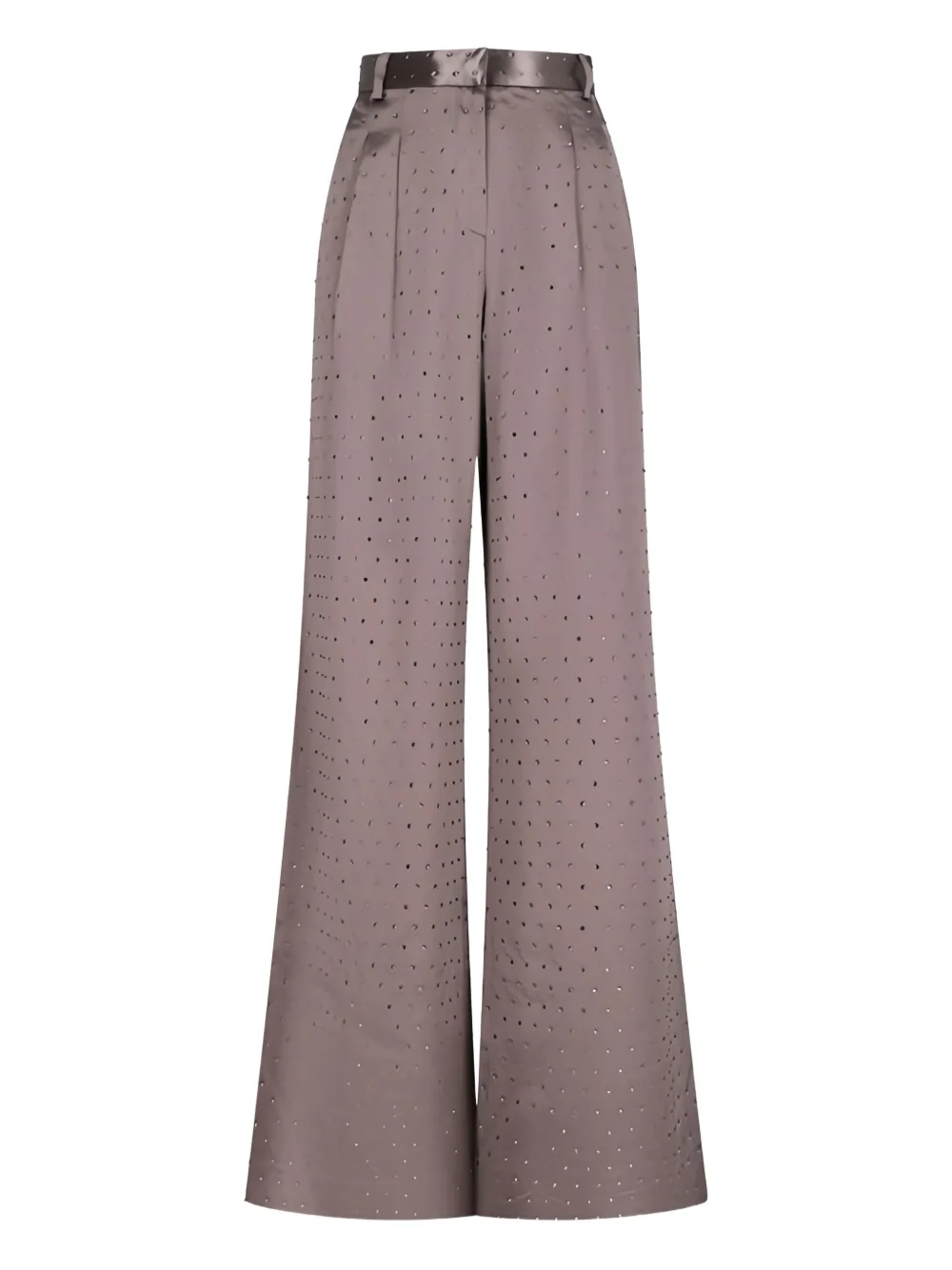 THE ANDAMANE Nathalie crystal wide trousers - Toni neutri
