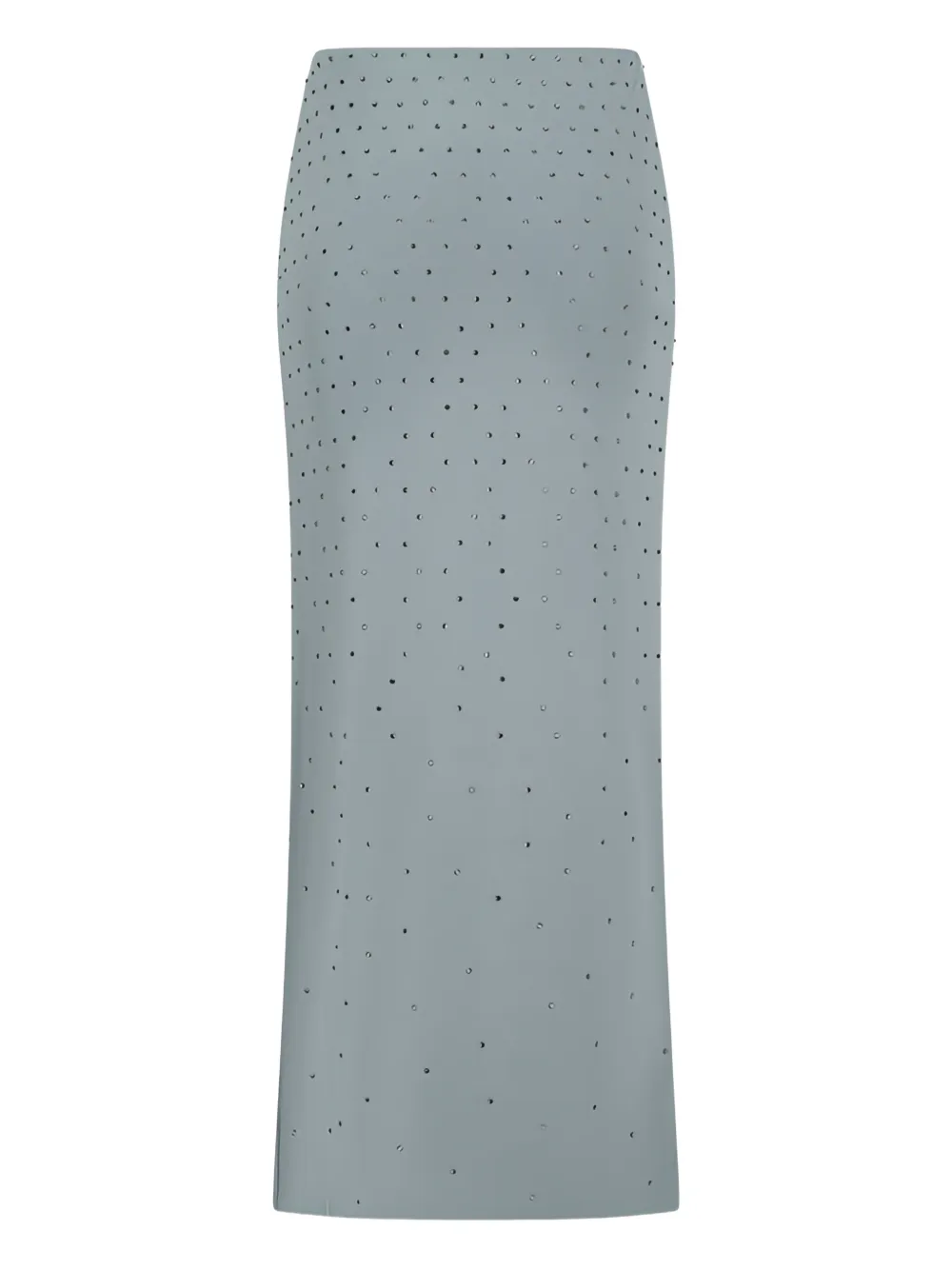 THE ANDAMANE crystal embellished long skirt - Grijs