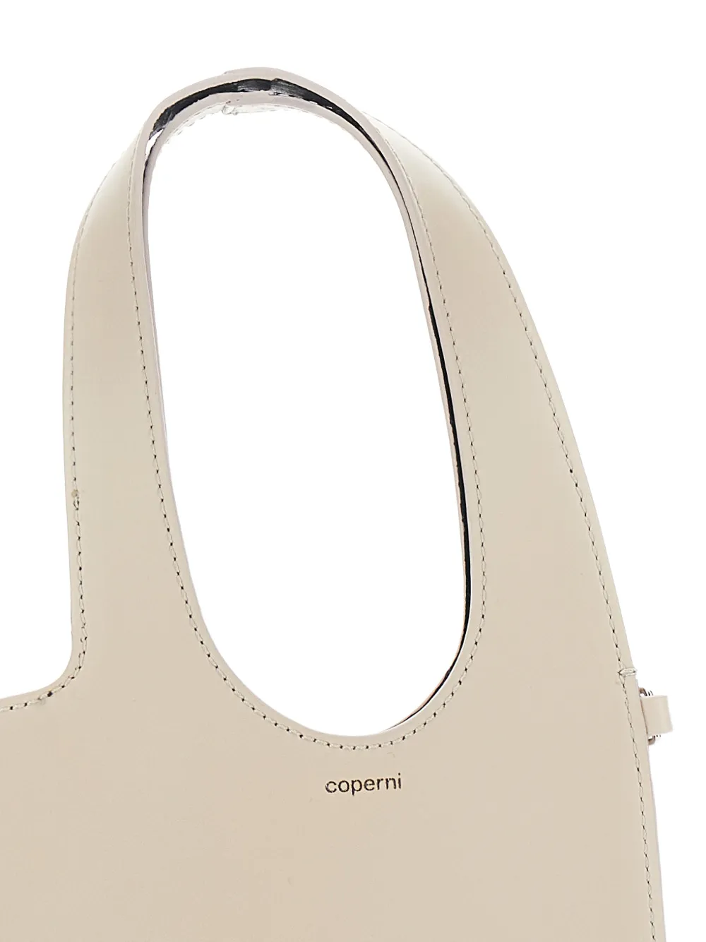  Coperni Baby Heart Logo-print Shoulder Bag - Neutrals 