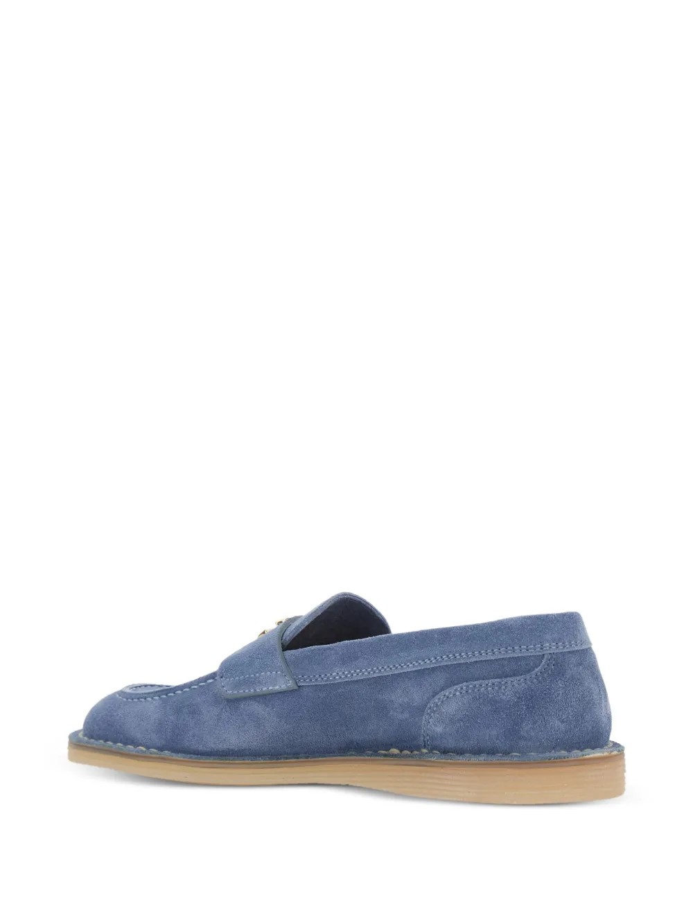 Dolce & Gabbana Loafers met logoplakkaat Blauw