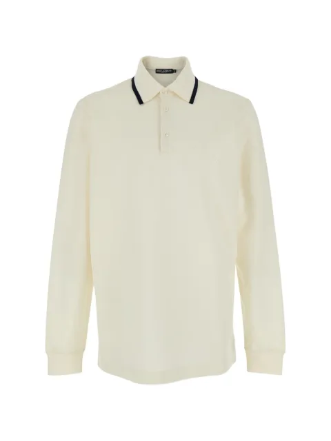 Dolce & Gabbana long-sleeved polo shirt