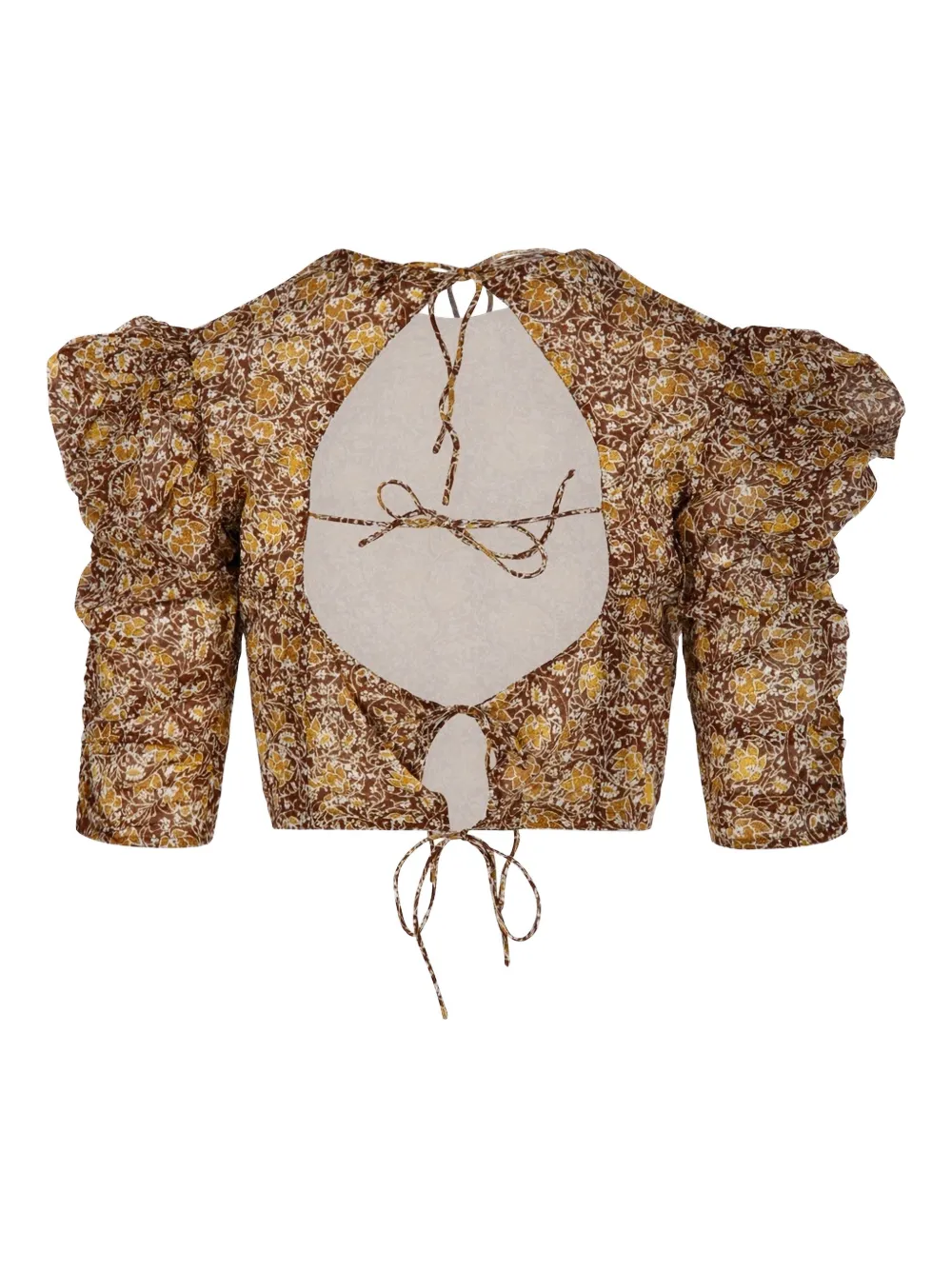 MARANT ÉTOILE blouse froncée à fleurs | Blouses | Image 2