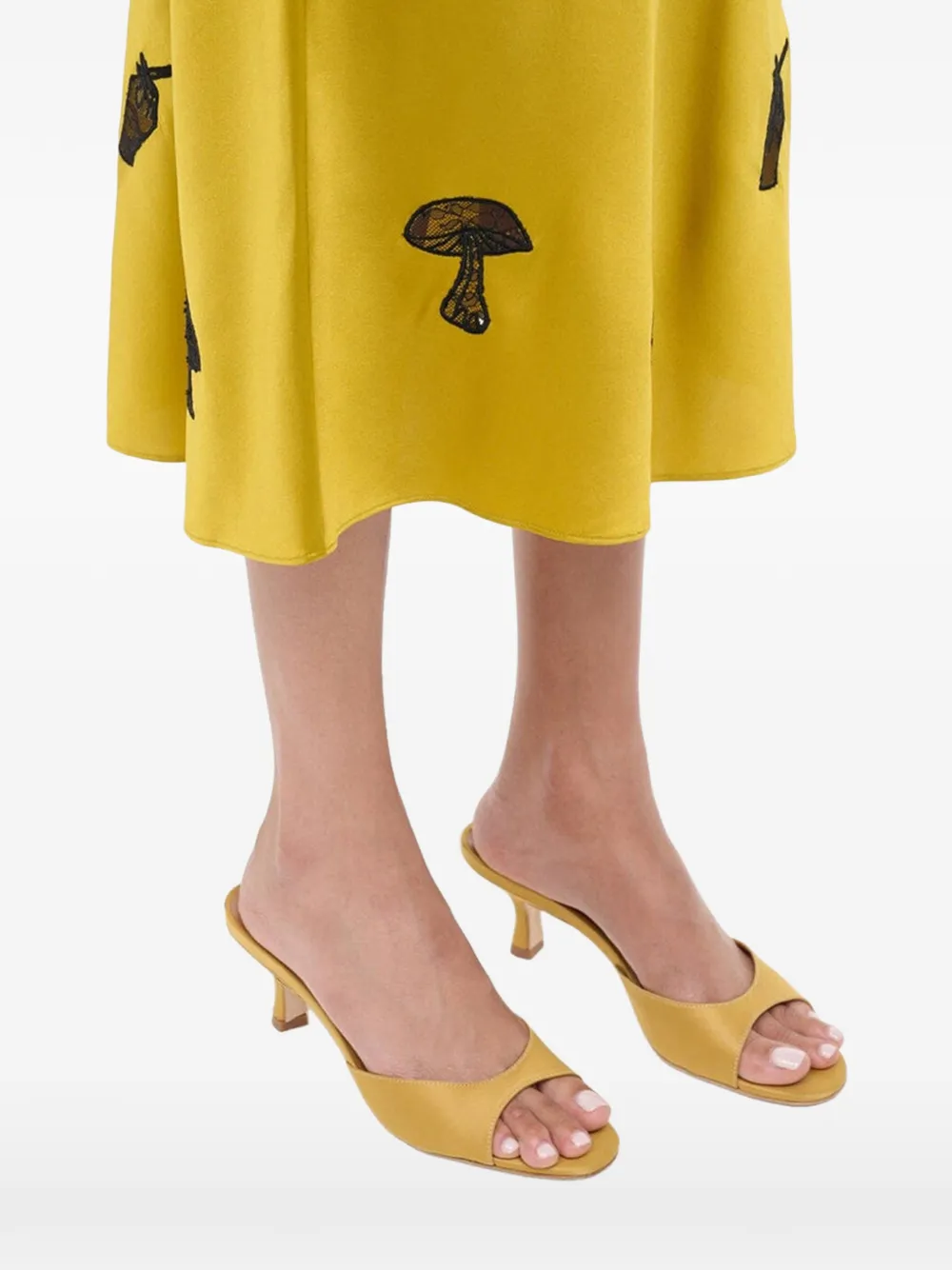 STAUD Brigitte sandals Geel