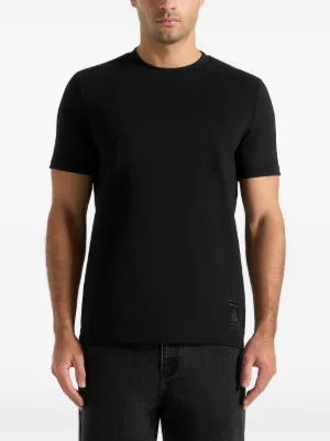 Matteo regular-fit black cotton T-Shirt 4