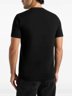 Matteo regular-fit black cotton T-Shirt 6