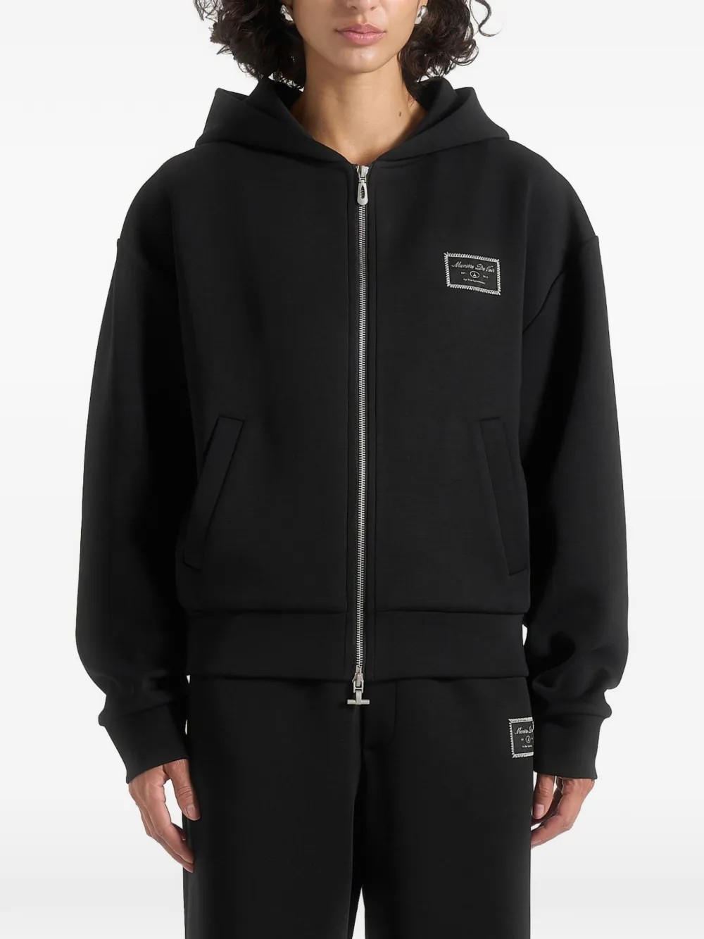 Manière De Voir Felpa Ray con zip - Nero