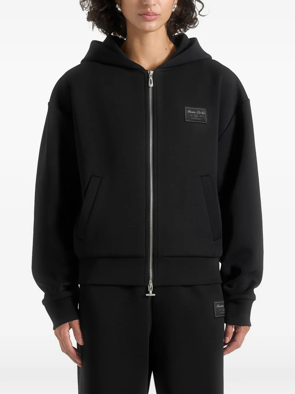 Manière De Voir Felpa Ray con zip - Nero