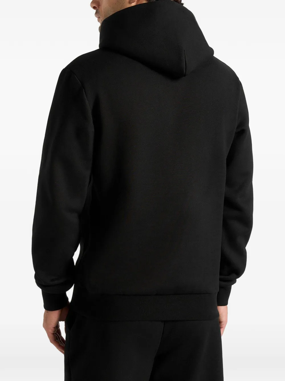 Manière De Voir JS004 signature regular-fit hoodie Zwart
