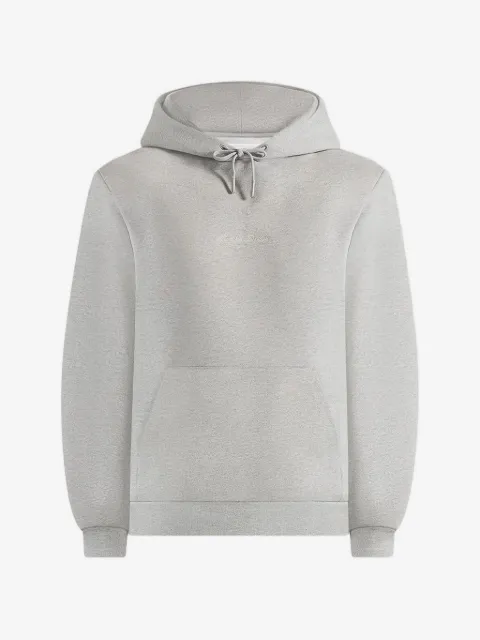 Manière De Voir JS004 in marl grey Signature regular-fit hoodie