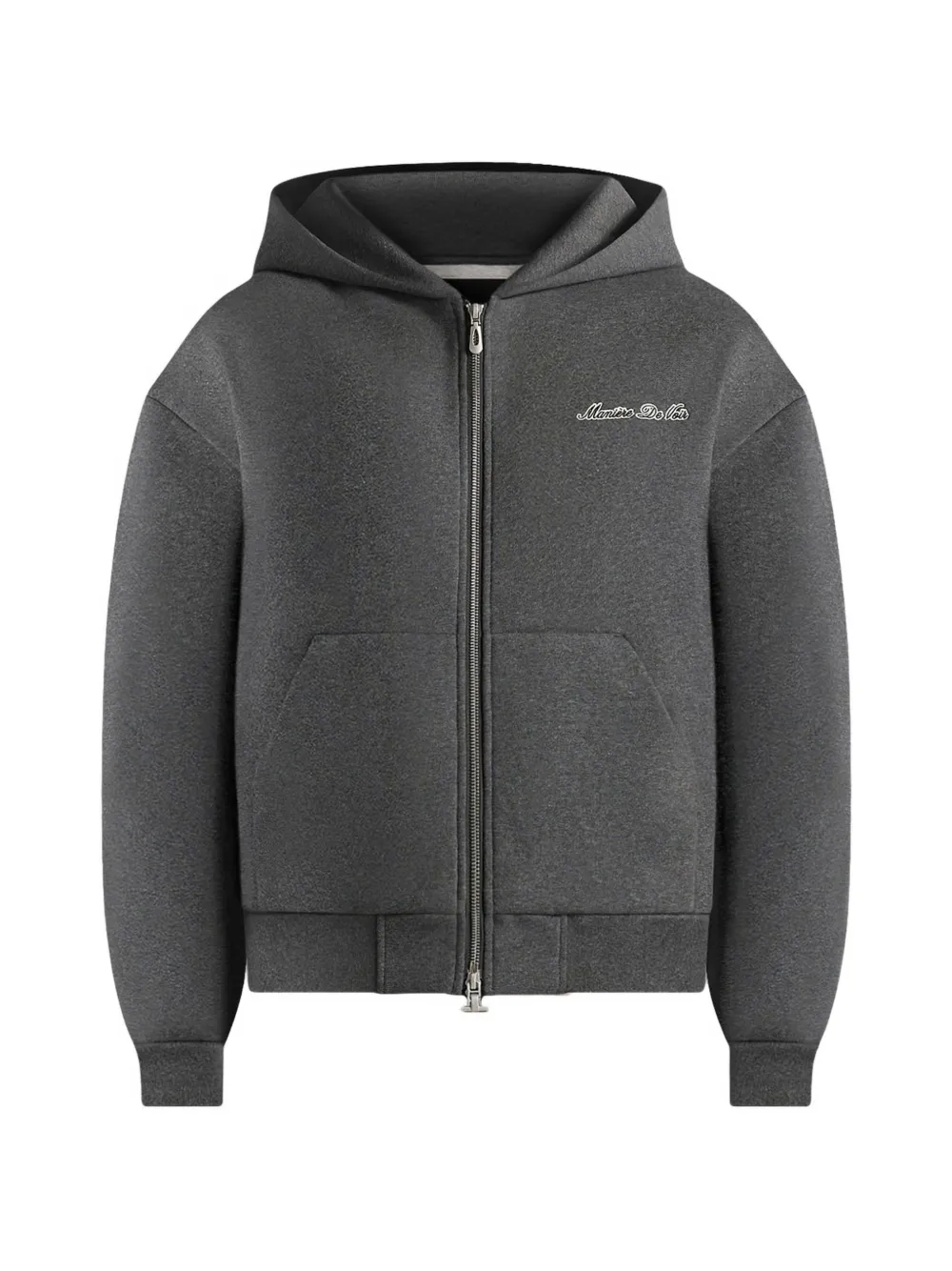 Manière De Voir Zia dual-zip sweatshirt - Grigio