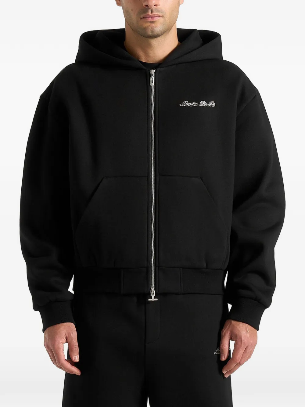 Manière De Voir Zia zip-fastening sweatshirt - Schwarz