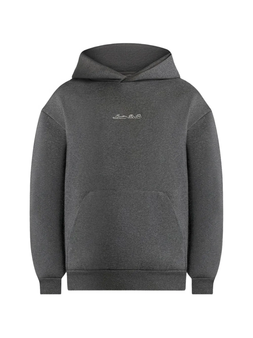Manière De Voir Ollie logo-embroidered hoodie - Grigio