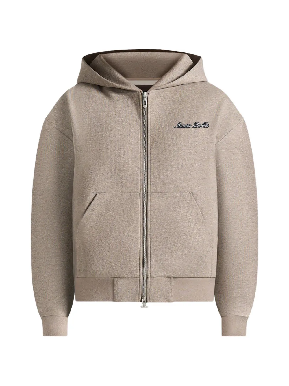 Manière De Voir Felpa Zia con zip - Marrone