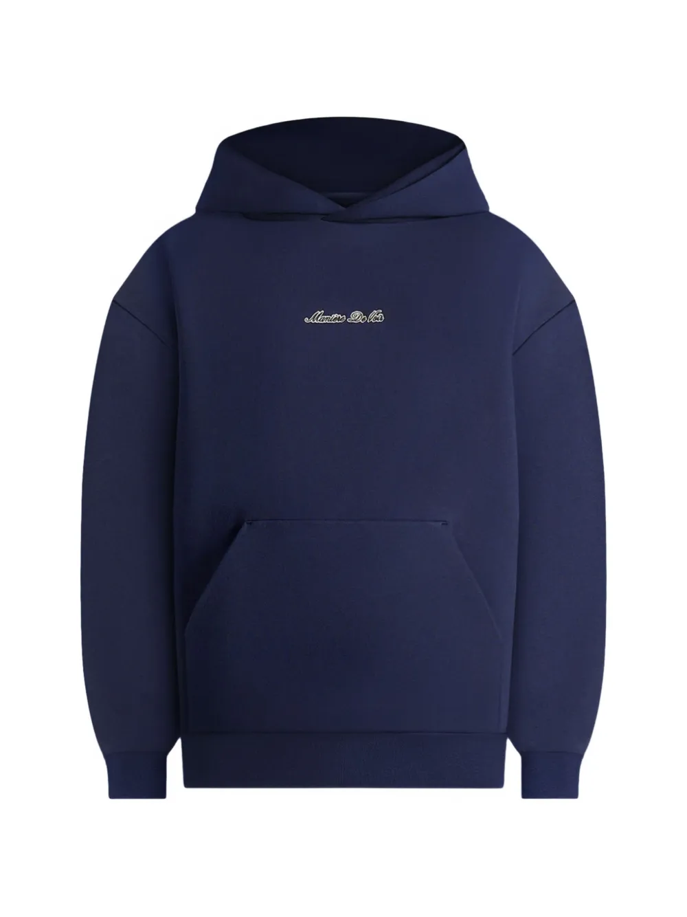 Manière De Voir Ollie kangaroo-pocket hoodie - Blu