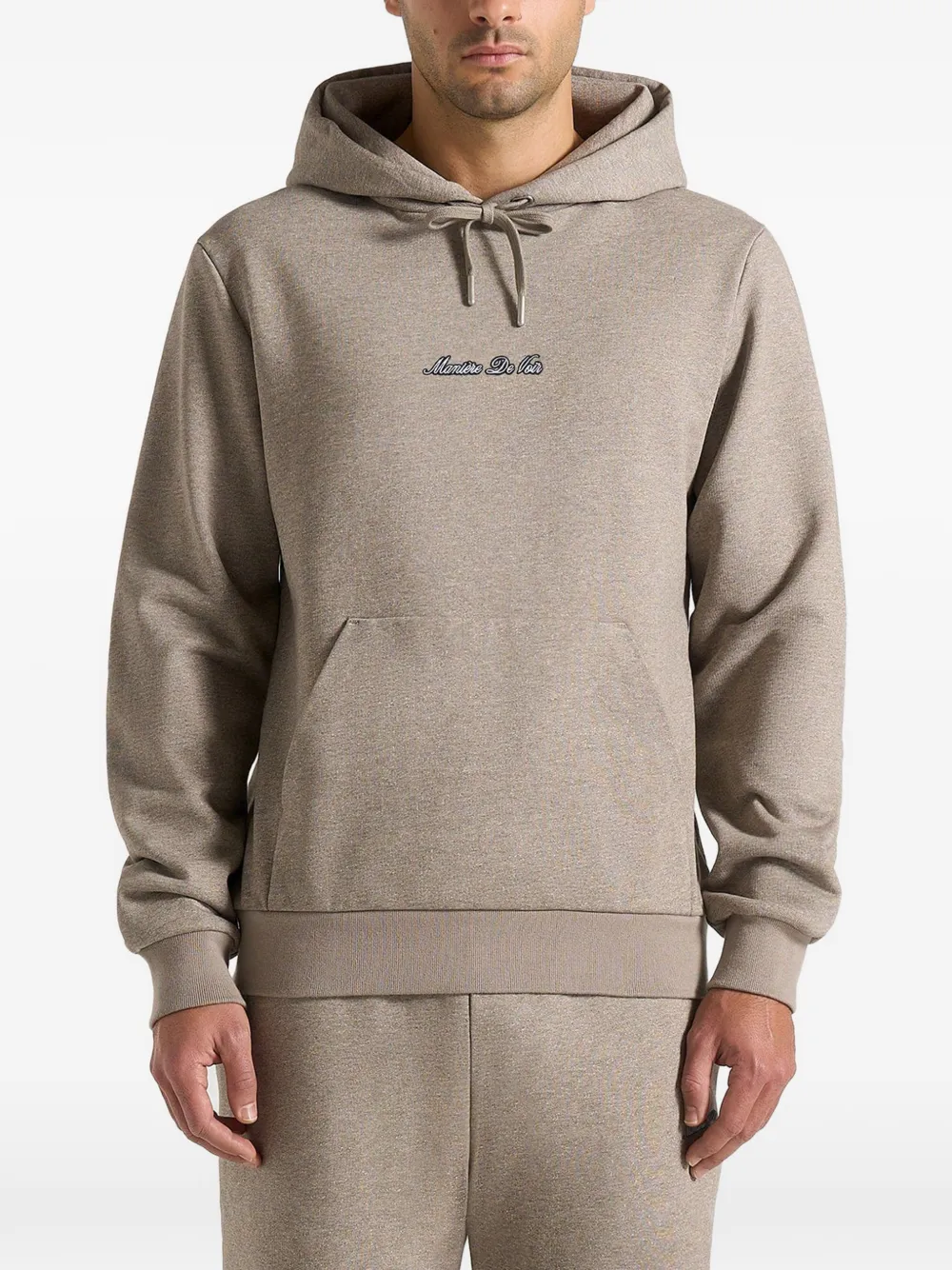 Manière De Voir Gustave Hoodie mit Kängurutasche - Braun