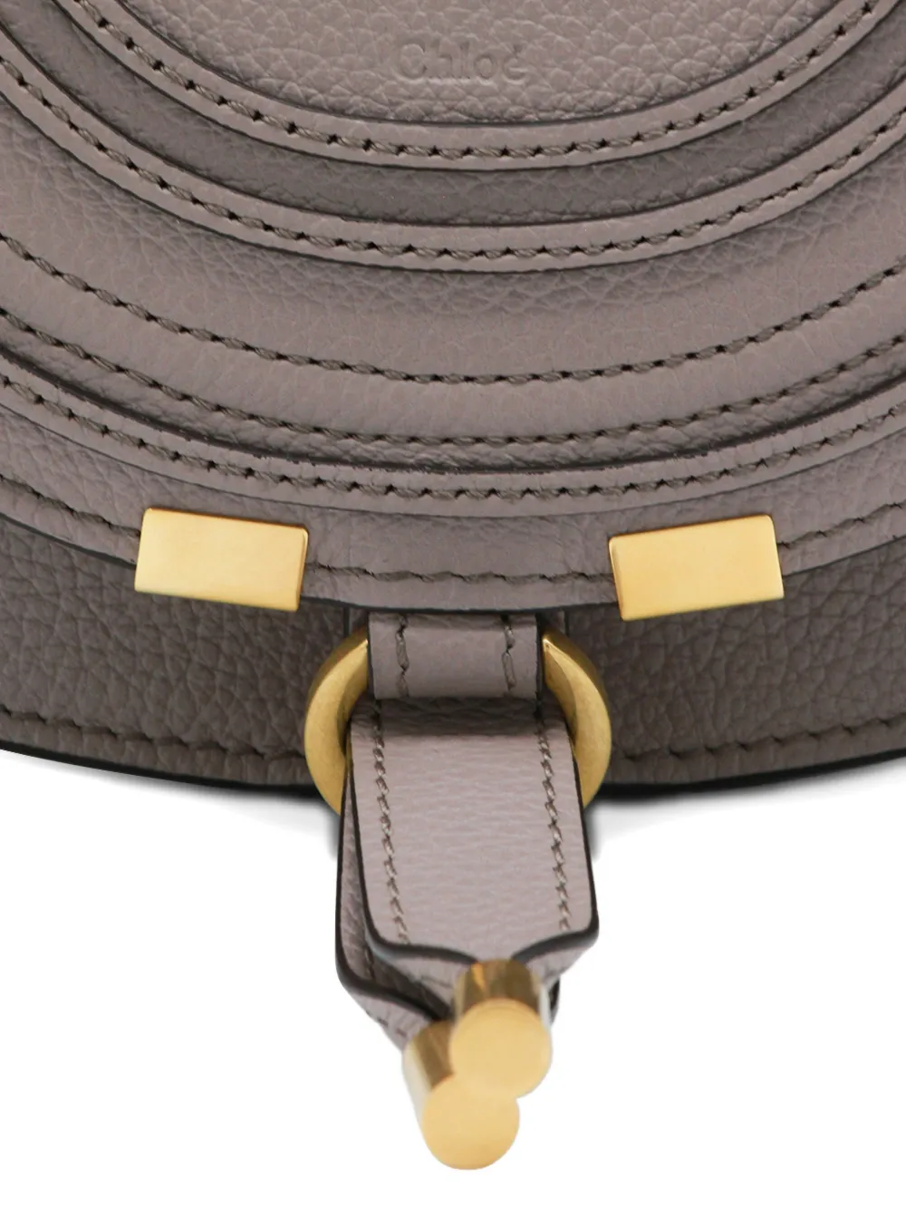 Chloé Marcie kleine gewelfde crossbodytas Paars