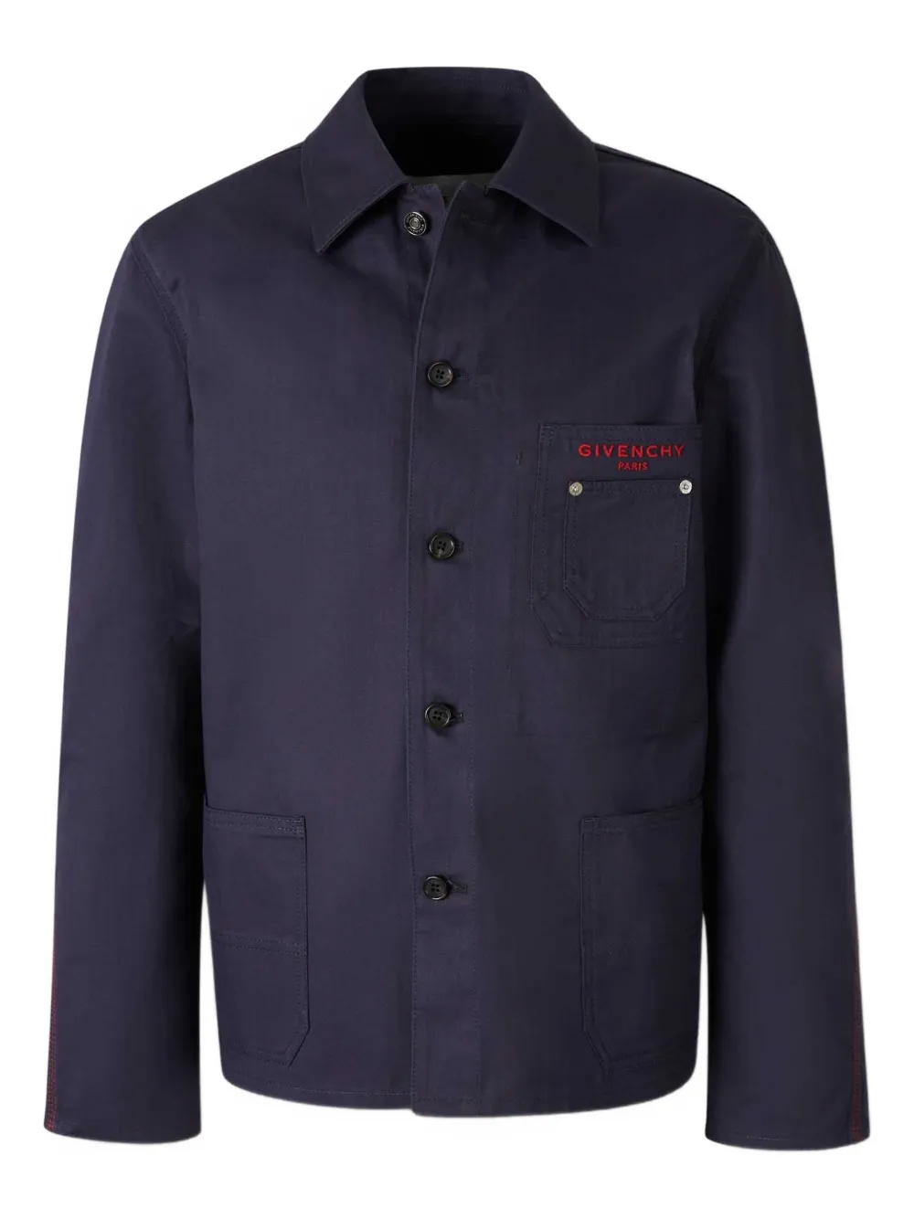 Givenchy Couture Seam button-up overshirt - Blau