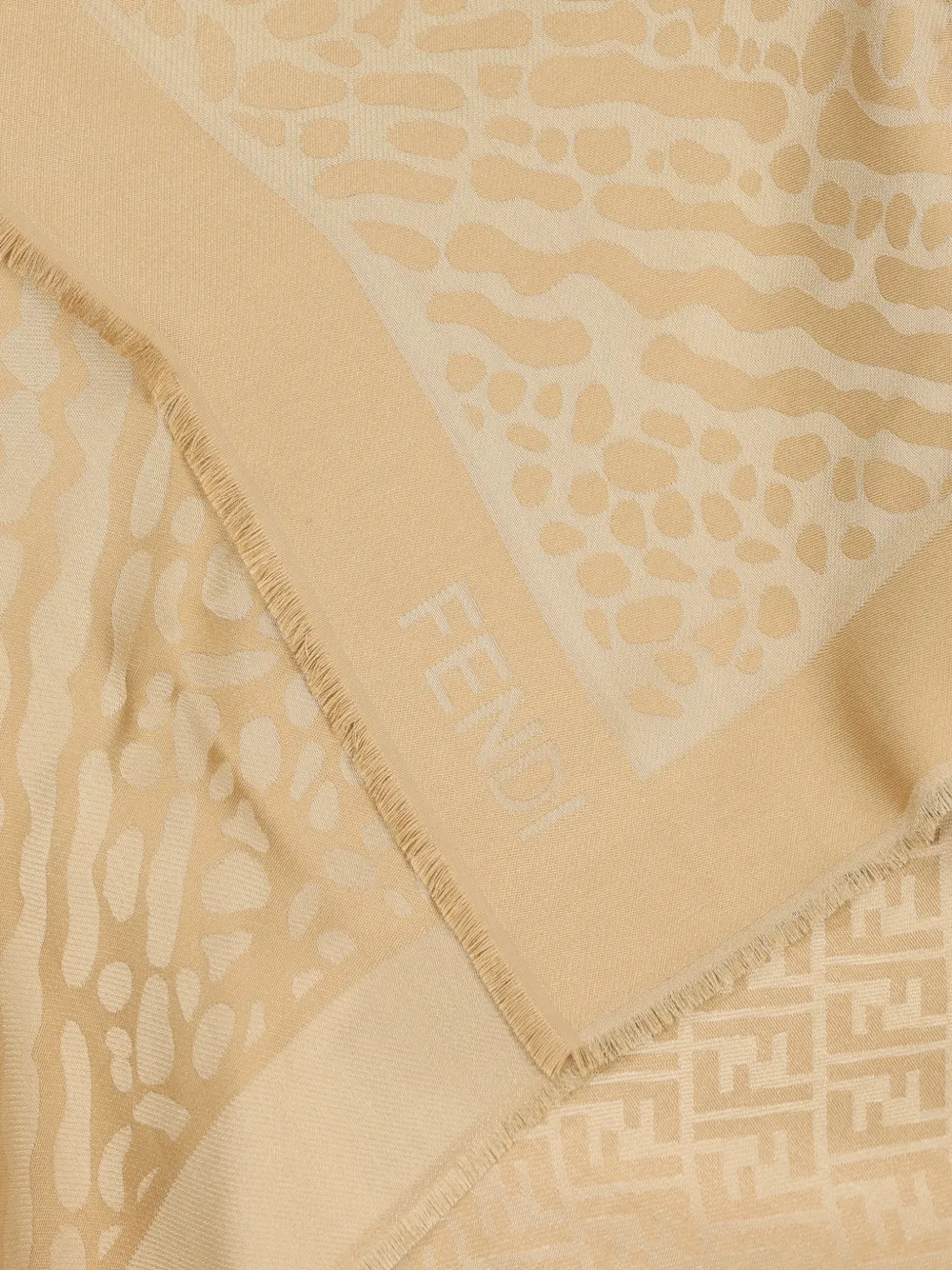 FENDI FF pattern scarf - Bruin