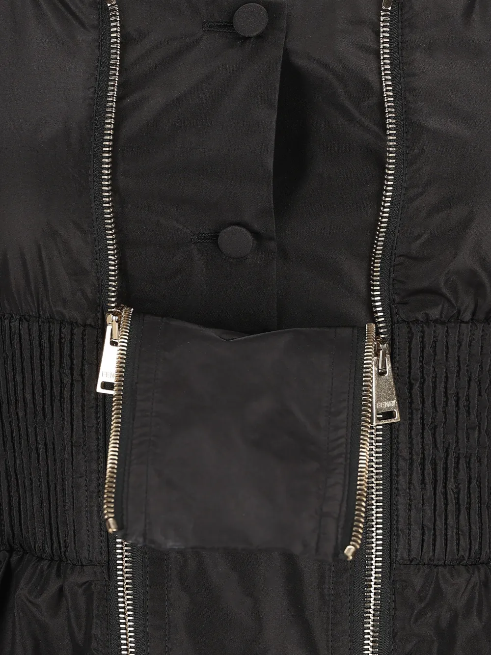 FENDI Mini-jurk met rits Zwart