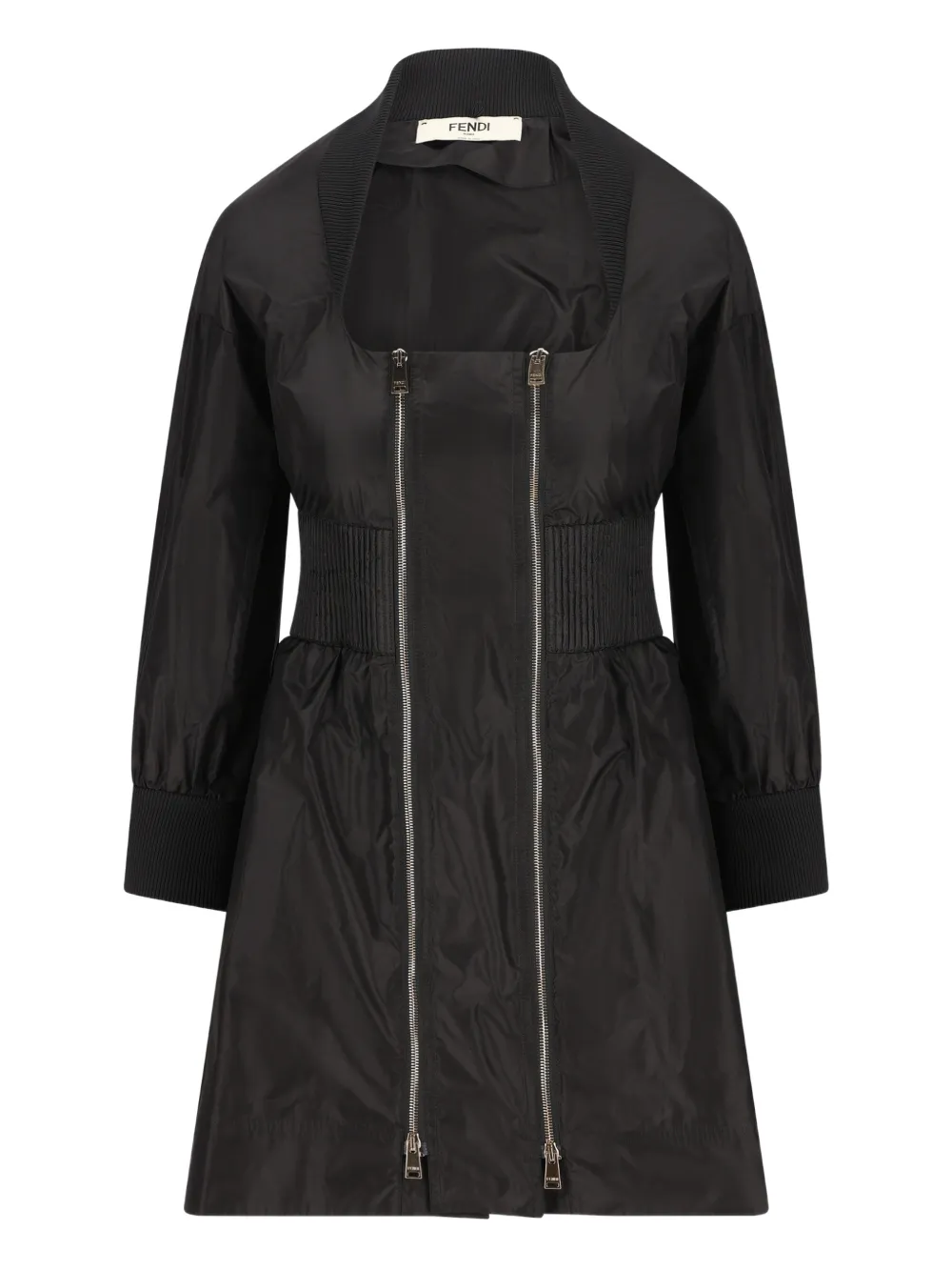 FENDI vestido corto con cierre | negro | Image 1