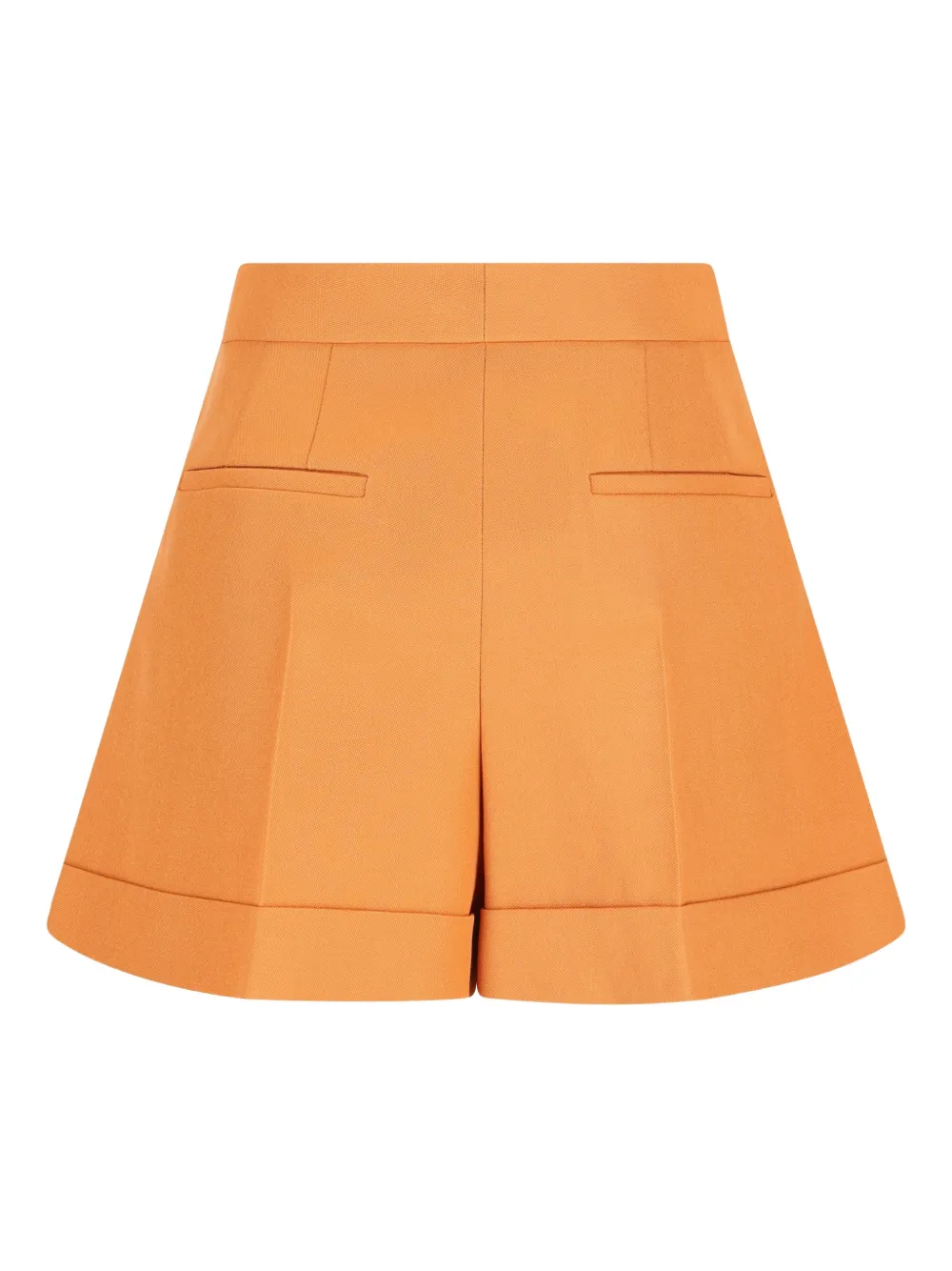 FENDI double-pleat tailored shorts - Oranje