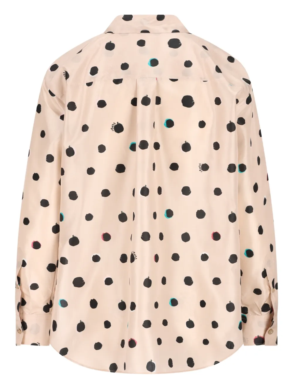 FENDI Falena Dots long-sleeve shirt - Roze