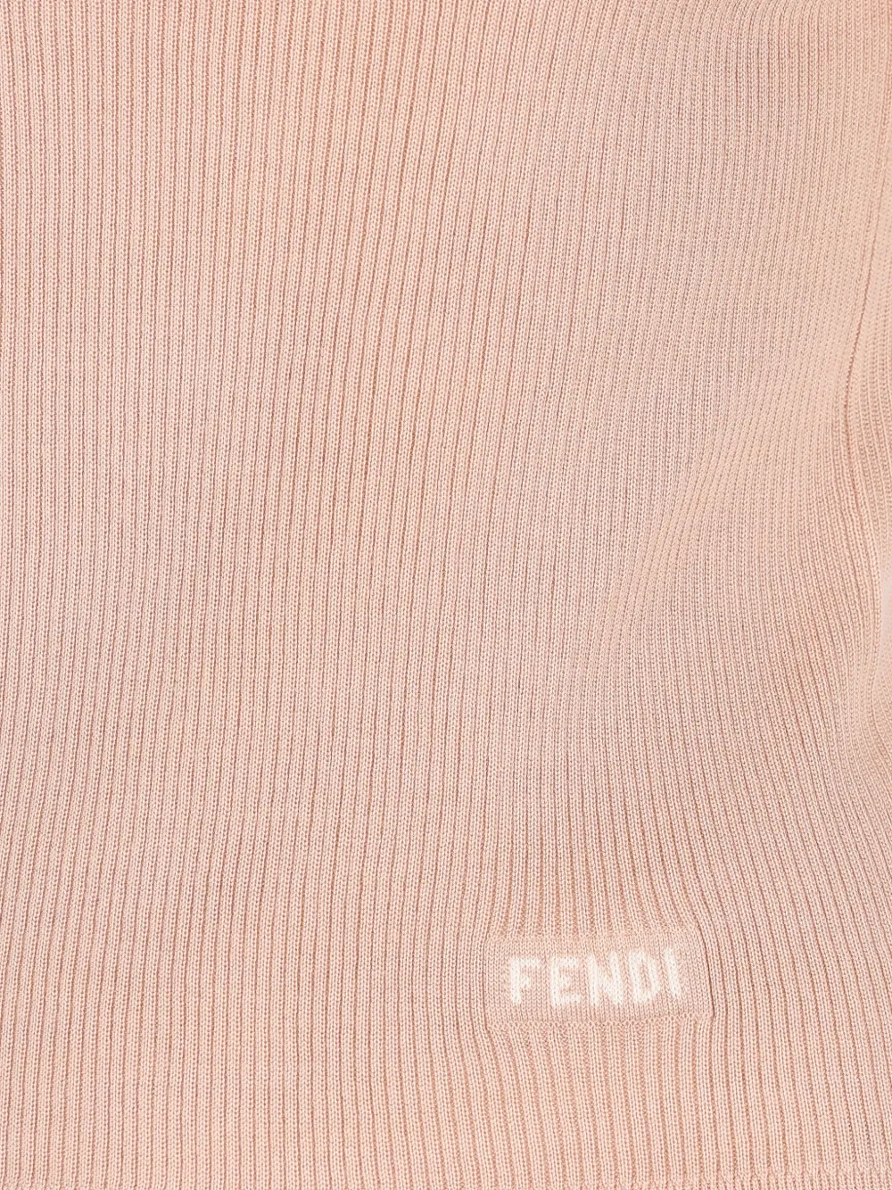 Fendi Button-shirt Short-sleeve Polo Shirt In Pink