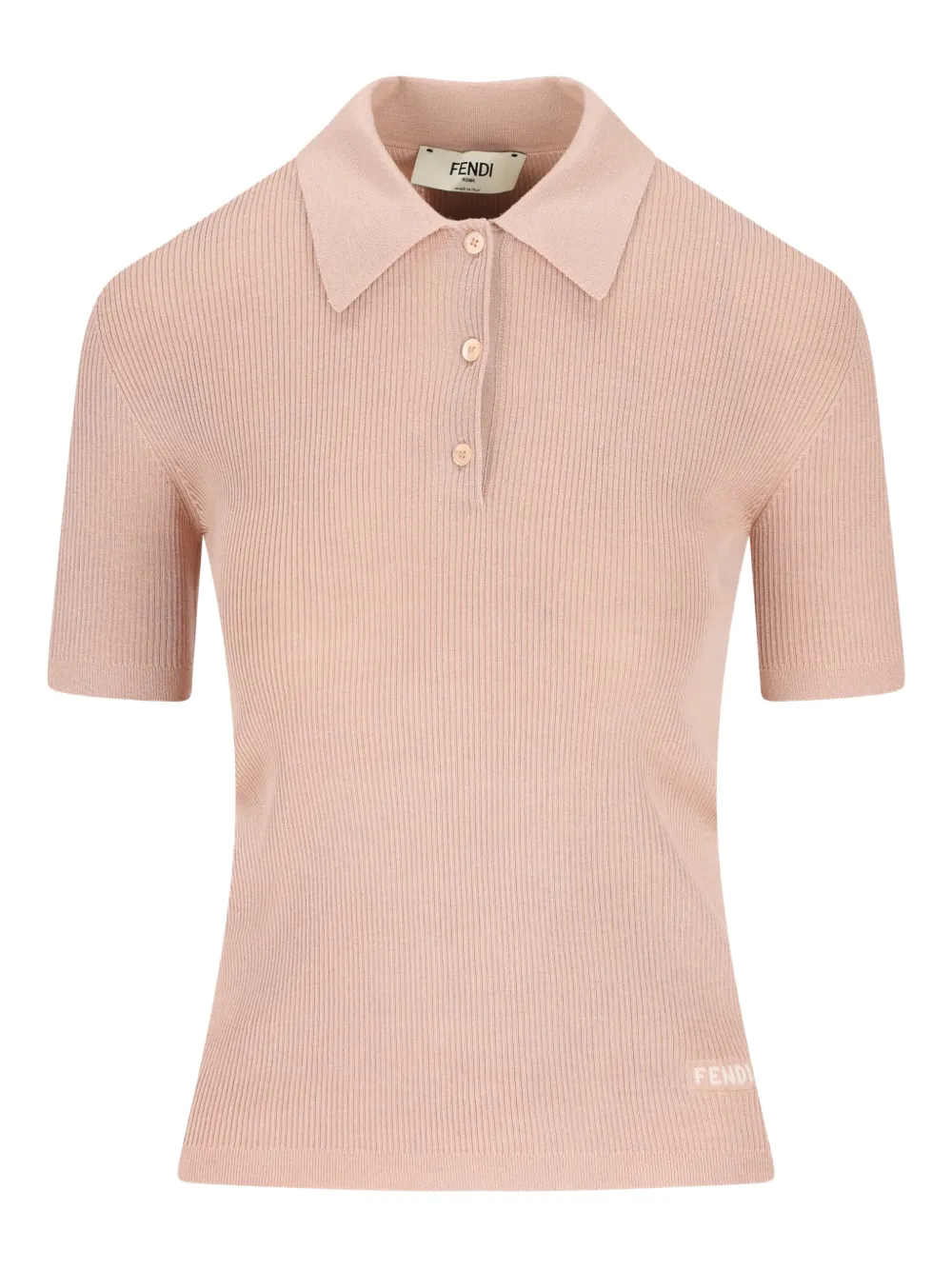 FENDI button-shirt short-sleeve polo shirt - Rosa