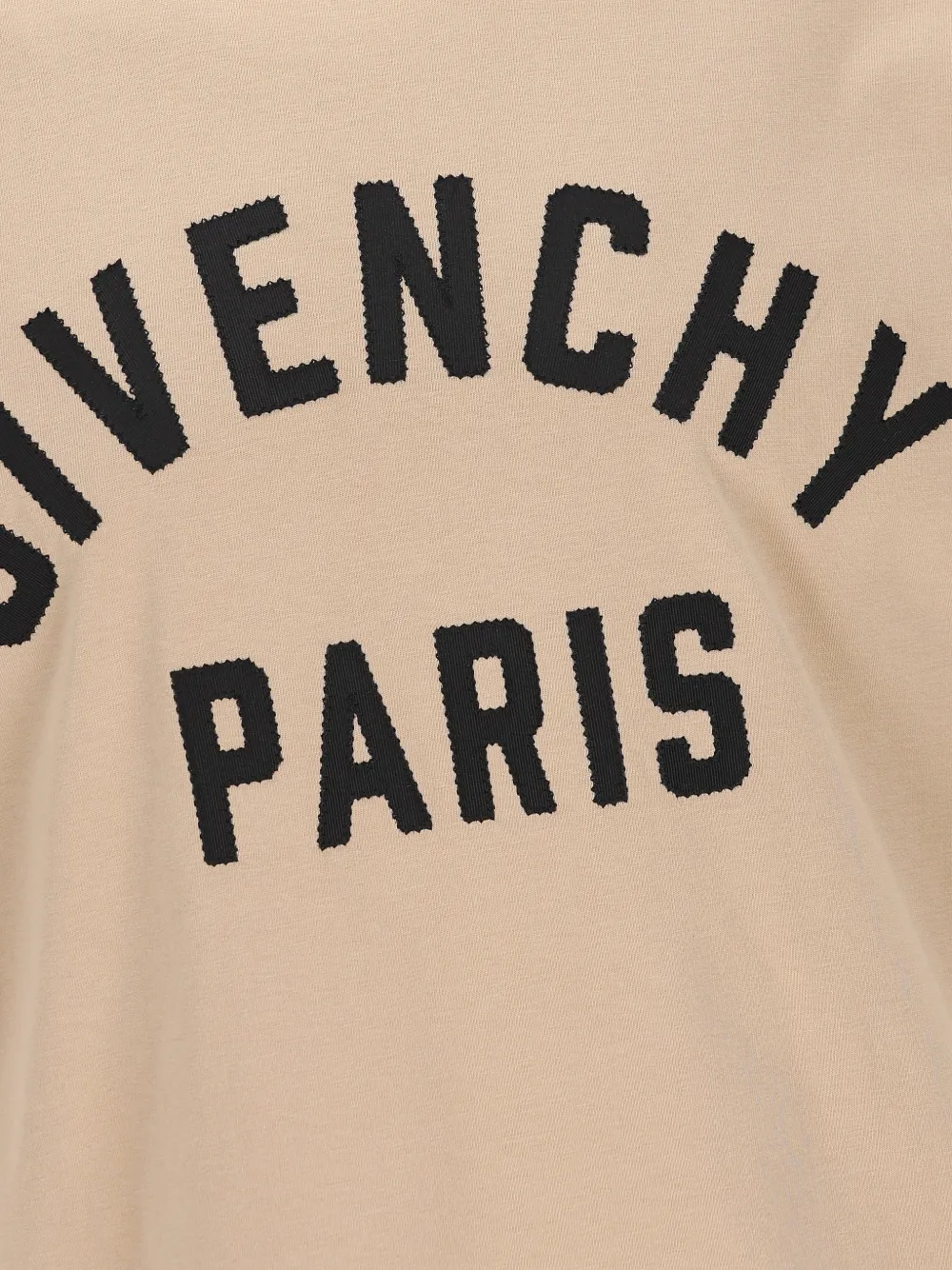 Givenchy Katoenen T-shirt met logoprint Beige