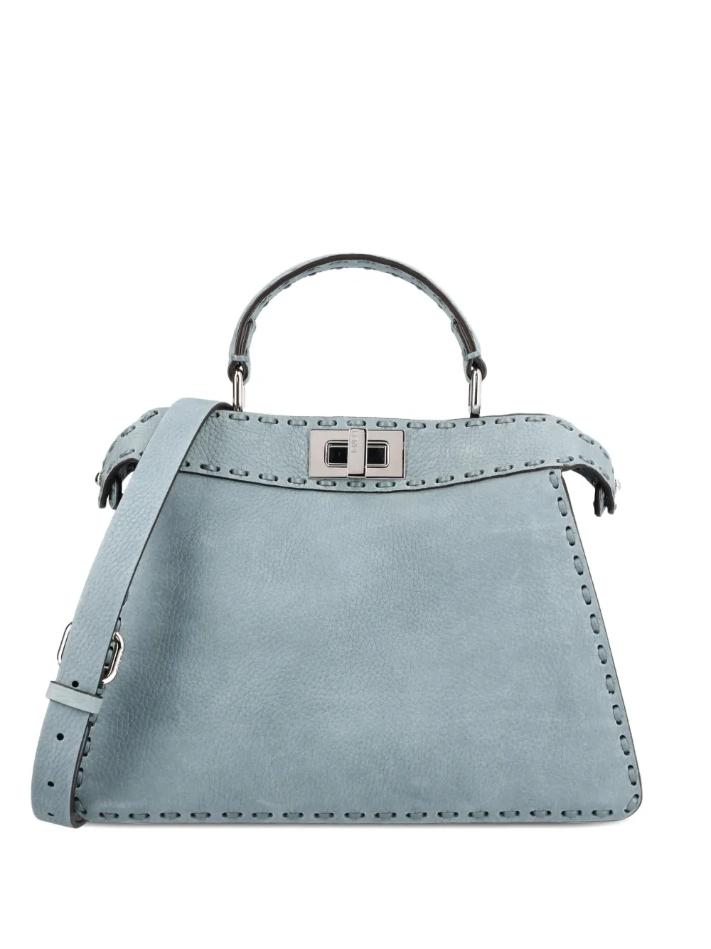FENDI small Peekaboo ISeeU top-handle tote bag | Blue | Image 1