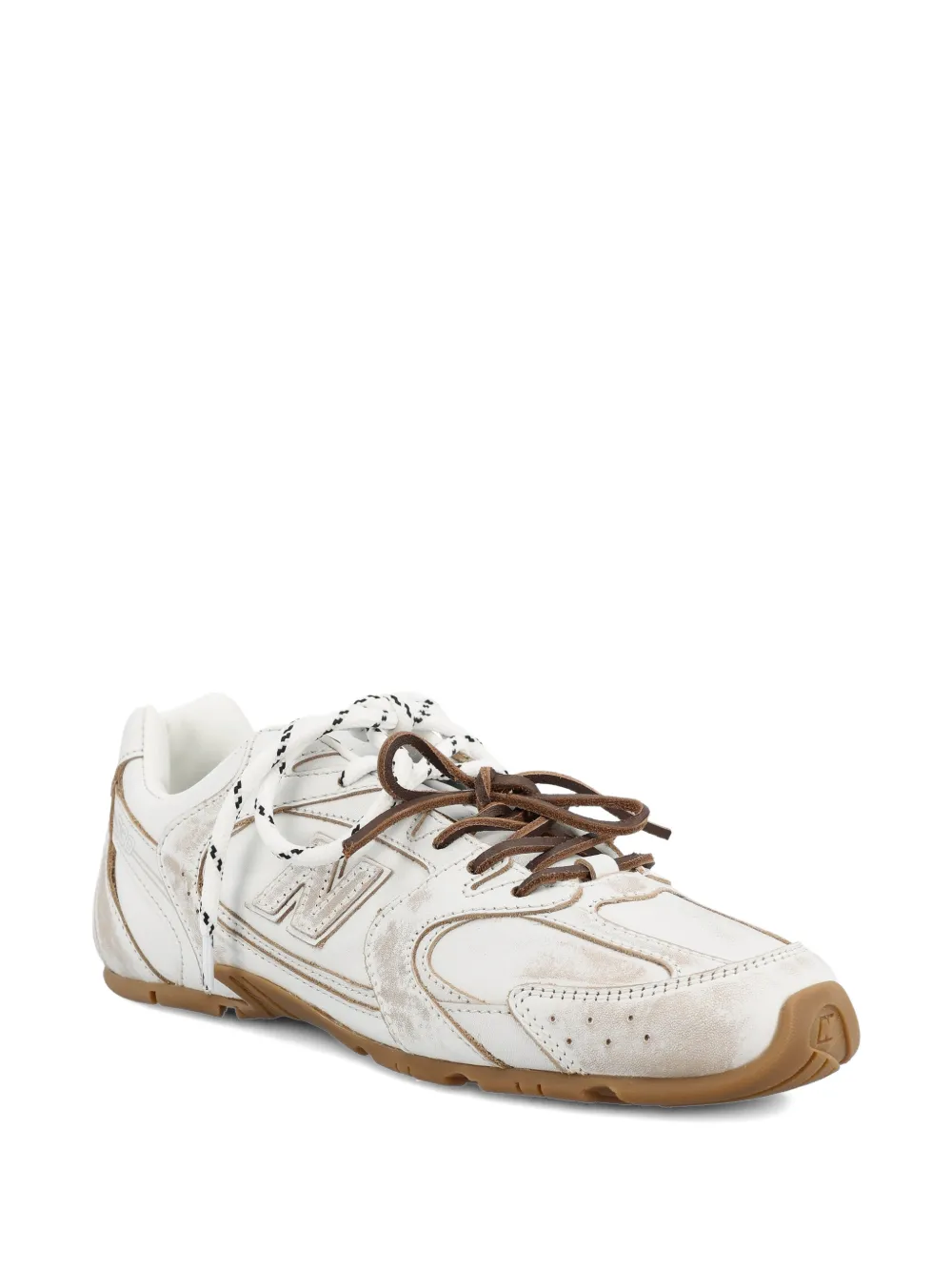 New Balance x Miu contrast laces trainers Wit