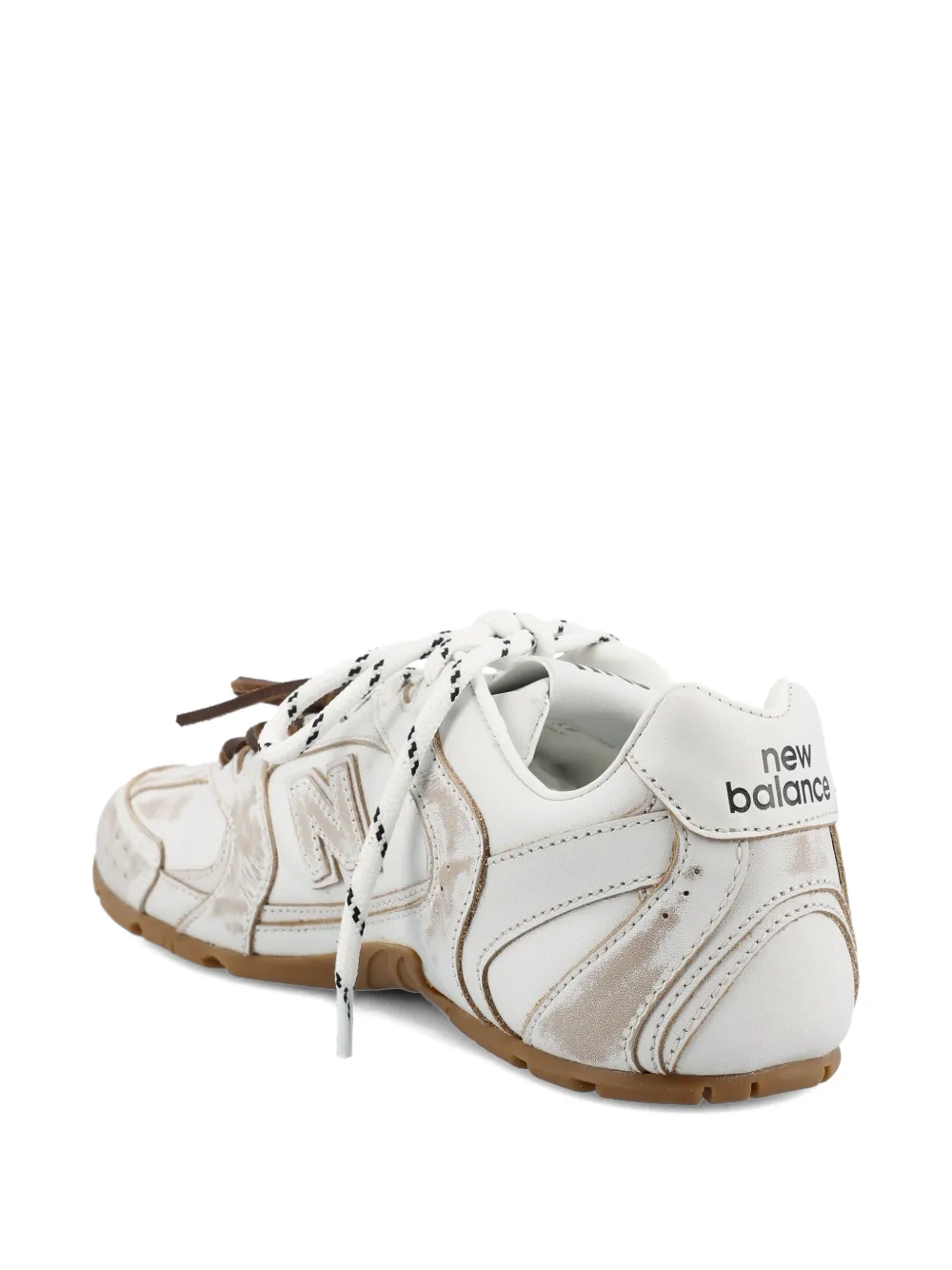 New Balance x Miu contrast laces trainers Wit