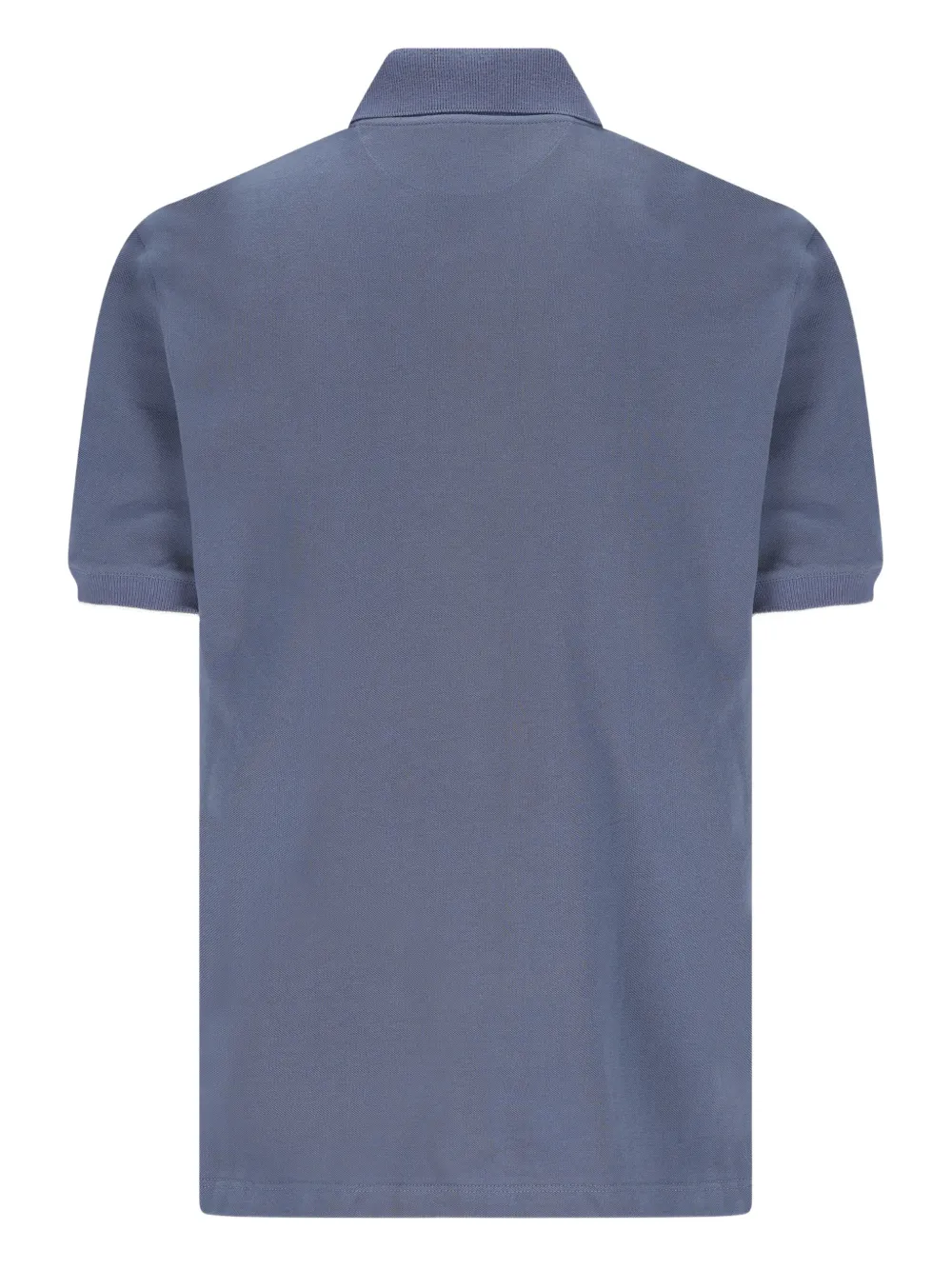 Brunello Cucinelli Poloshirt met geborduurd logo - Blauw