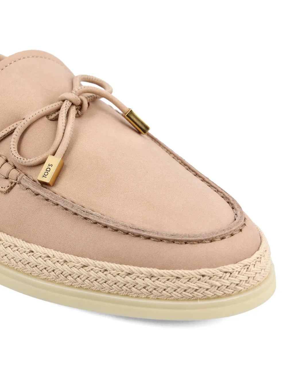 Tod's Loafers met strikdetail Beige