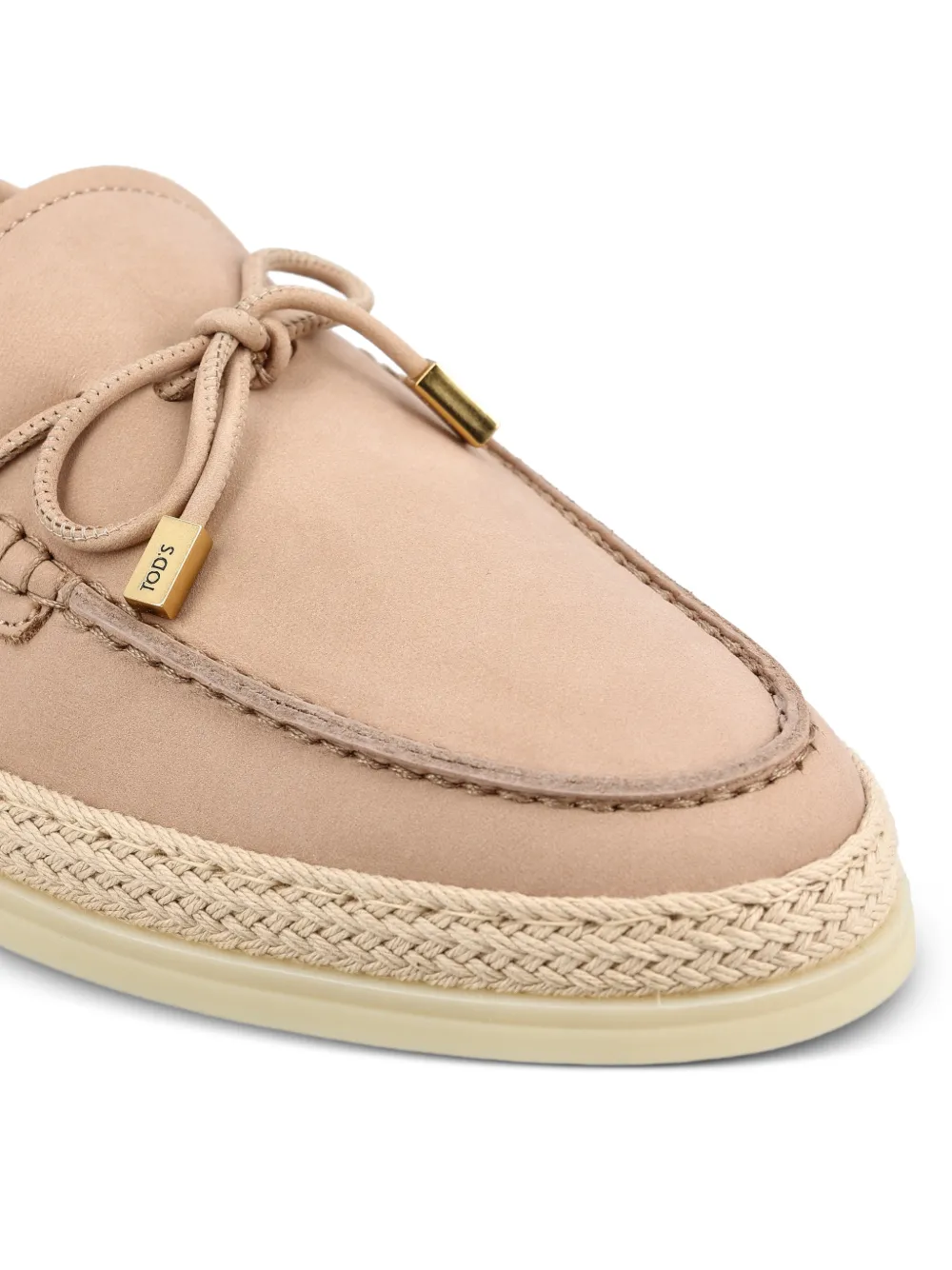 Tod's Loafers met strikdetail Beige