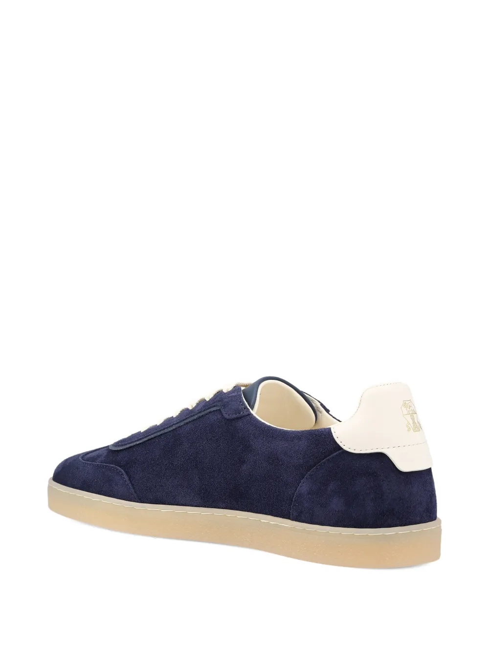 Brunello Cucinelli Suède low-top sneakers Blauw