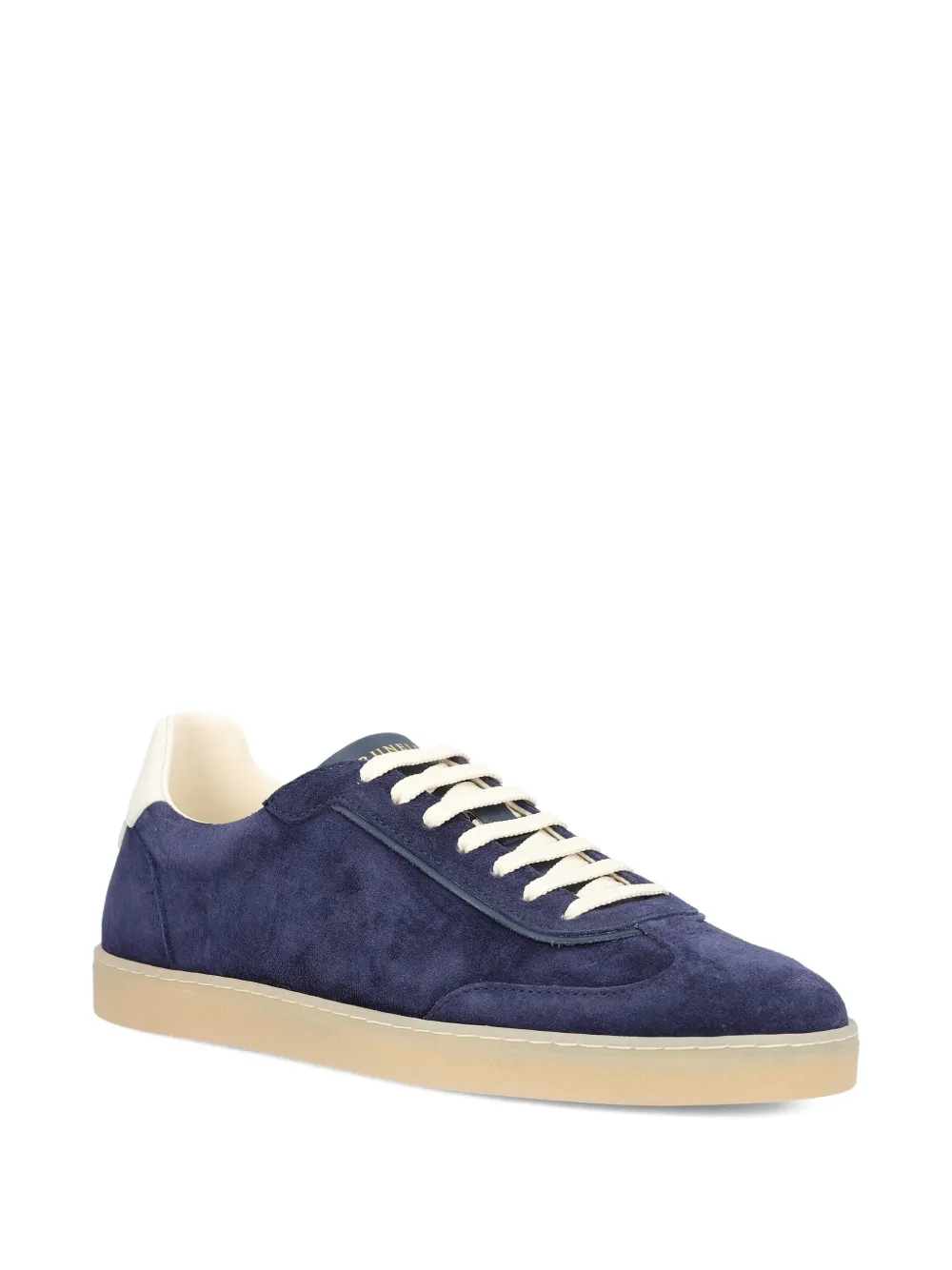 Brunello Cucinelli Suède low-top sneakers Blauw