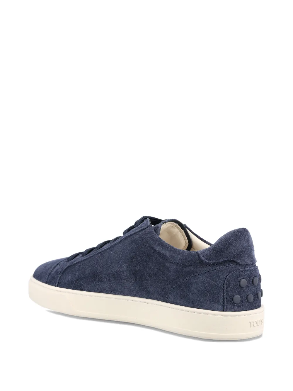 Tod's Suède sneakers met studs Blauw