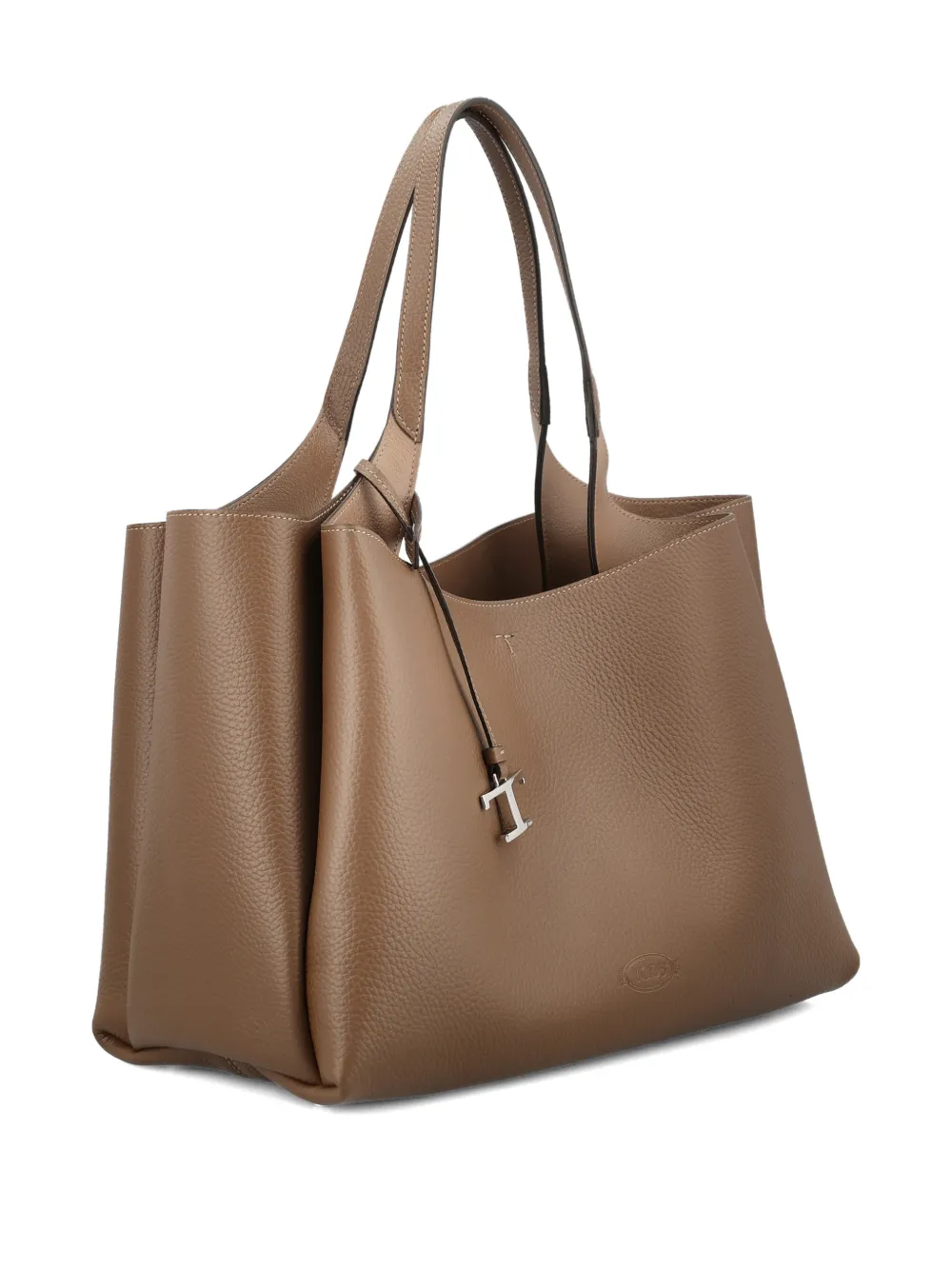  Tod's Medium Leather Tote Bag - Brown 