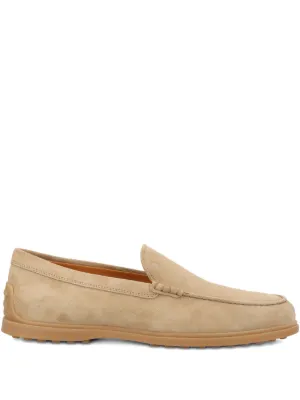 Tod's スエード ペニーローファー | ブラウン | FARFETCH JP
