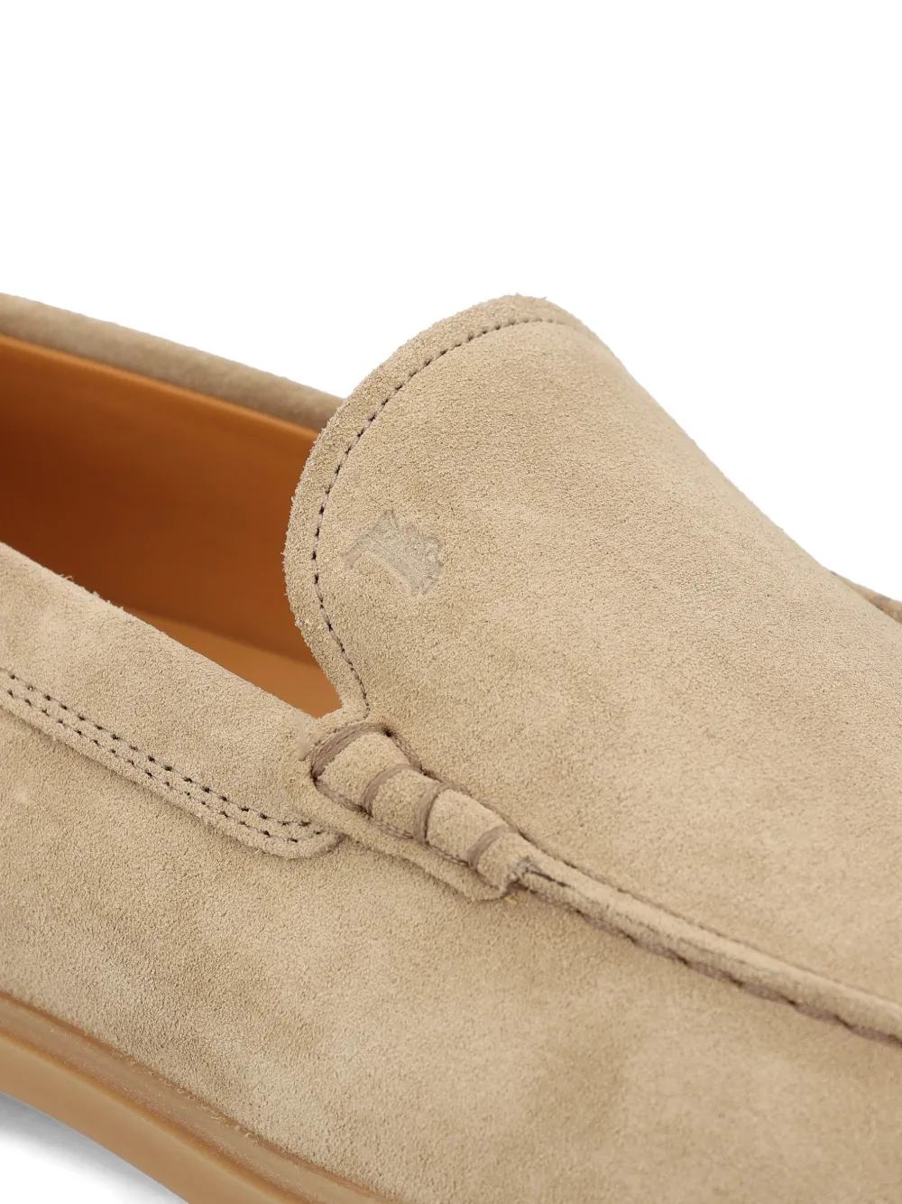 Tod's Suède platte schoenen Beige