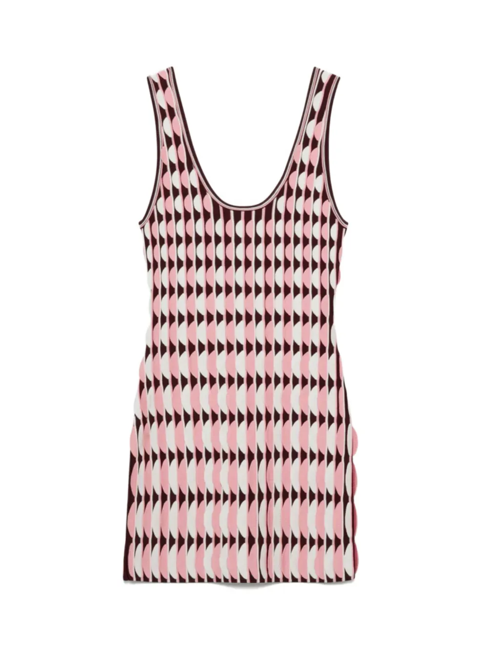  Simkhai Lorien Geometric Mini Dress - Pink 
