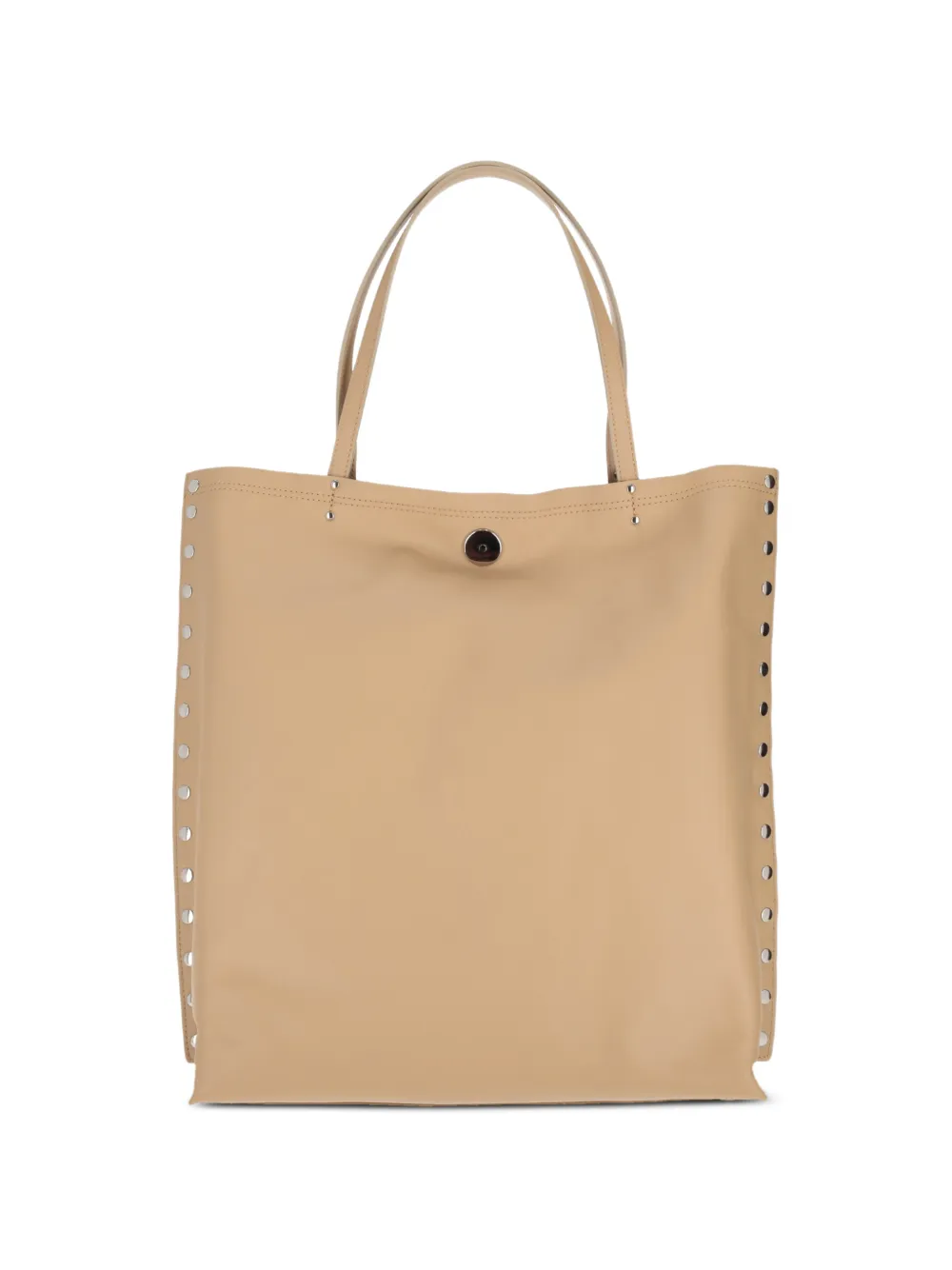 Zanellato Medium A'spasso shopper verfraaid met studs Bruin