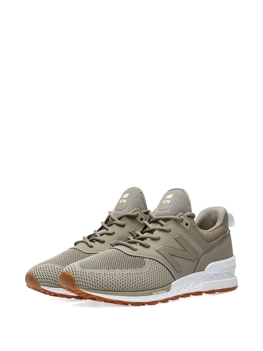 New Balance 574 mesh sneakers Groen