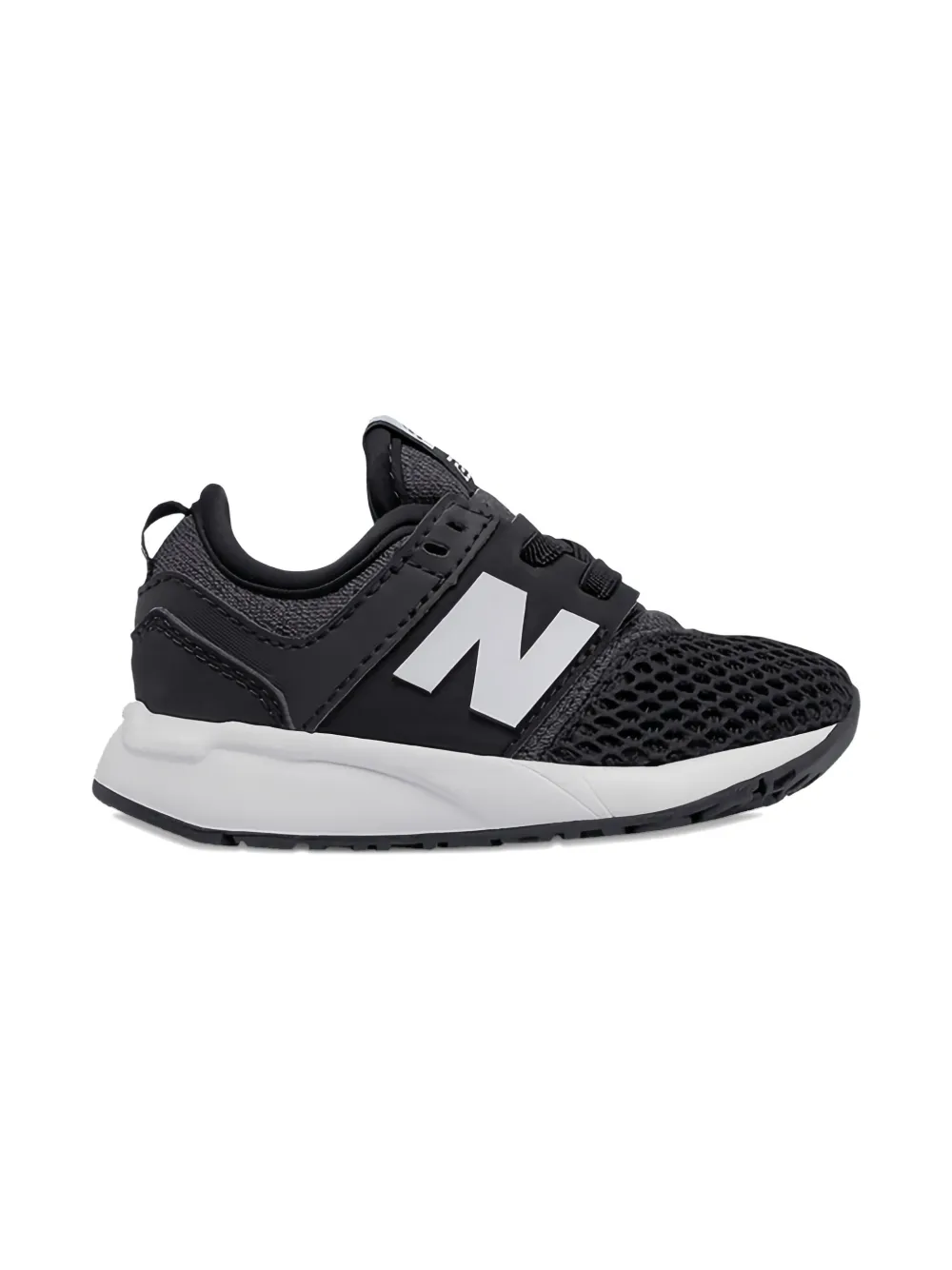 New Balance logo trainers Zwart