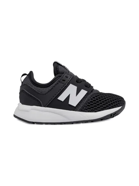 New Balance logo trainers